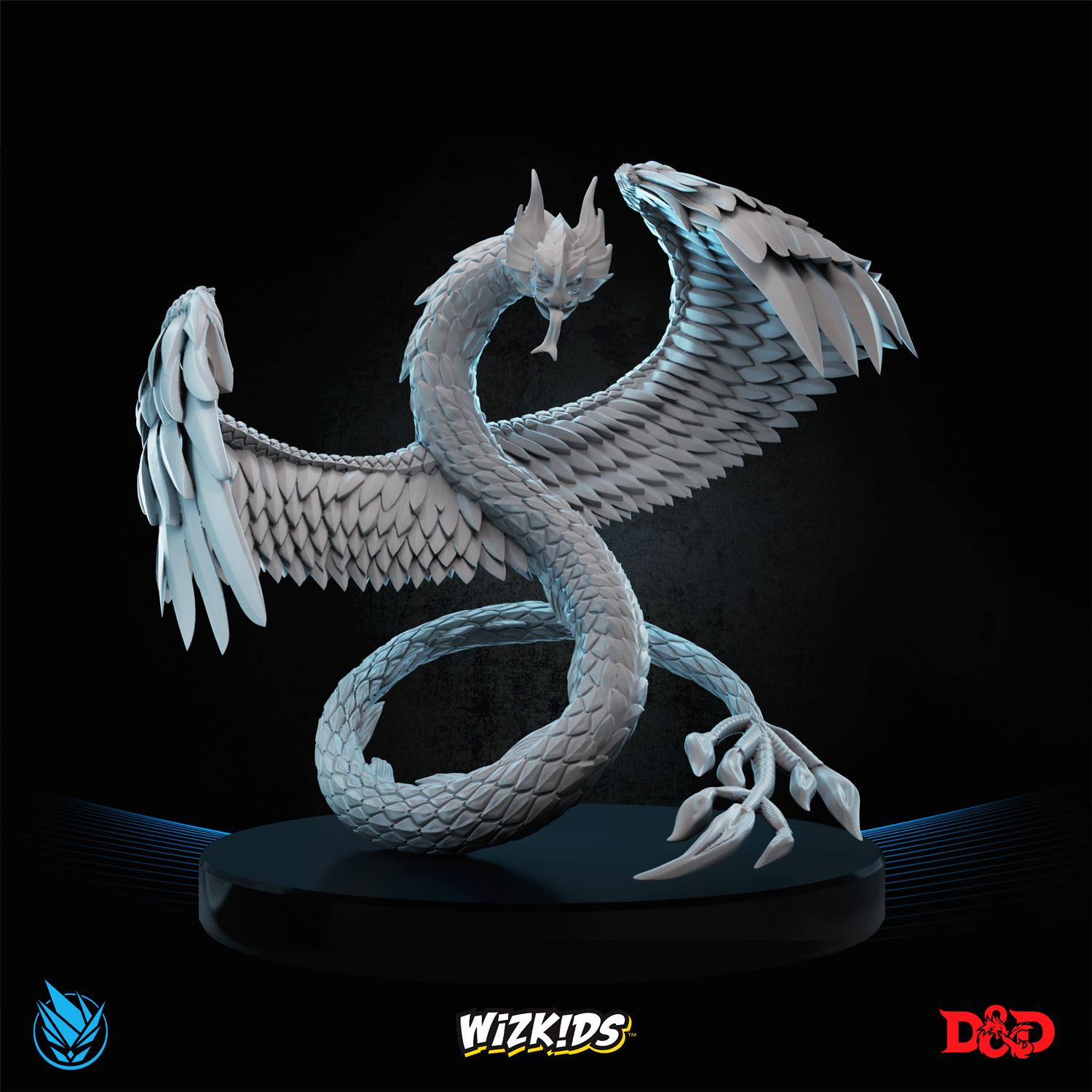 Couatl 3D MINIATURE DnD