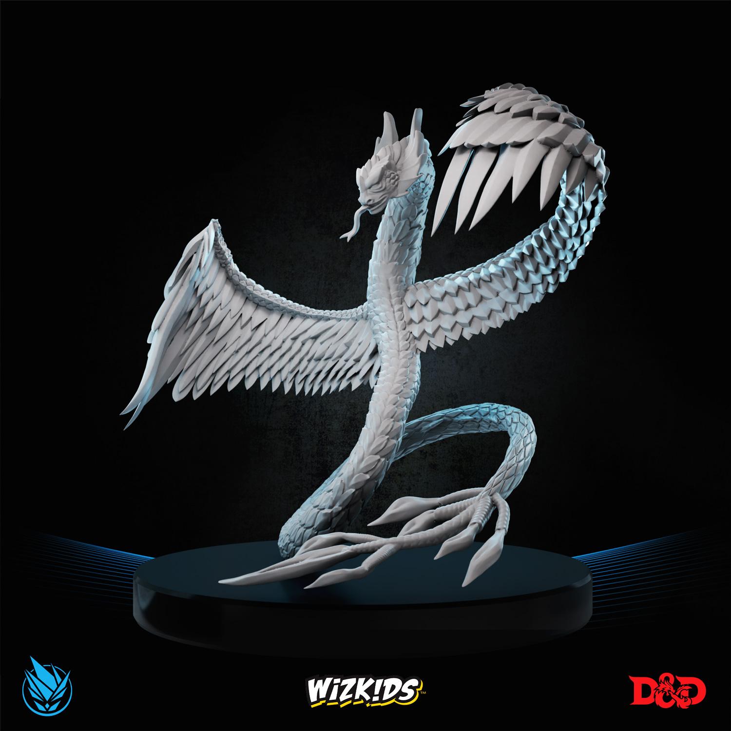 Couatl 3D MINIATURE DnD