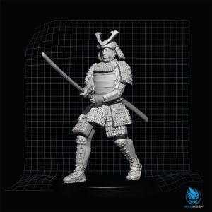 Samurai 3D MINIATURE STL