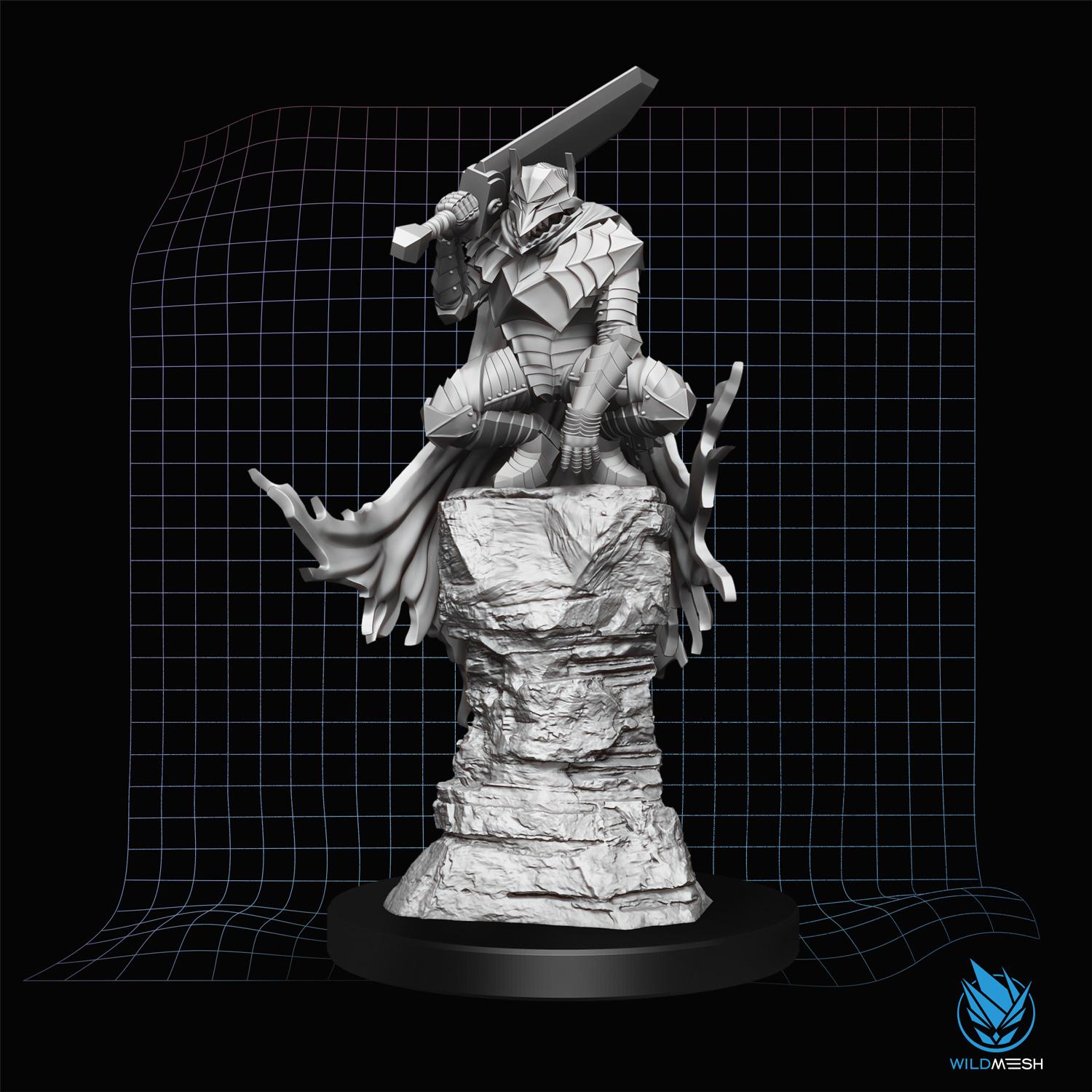 Space Knight Captain 3D MINIATURE STL