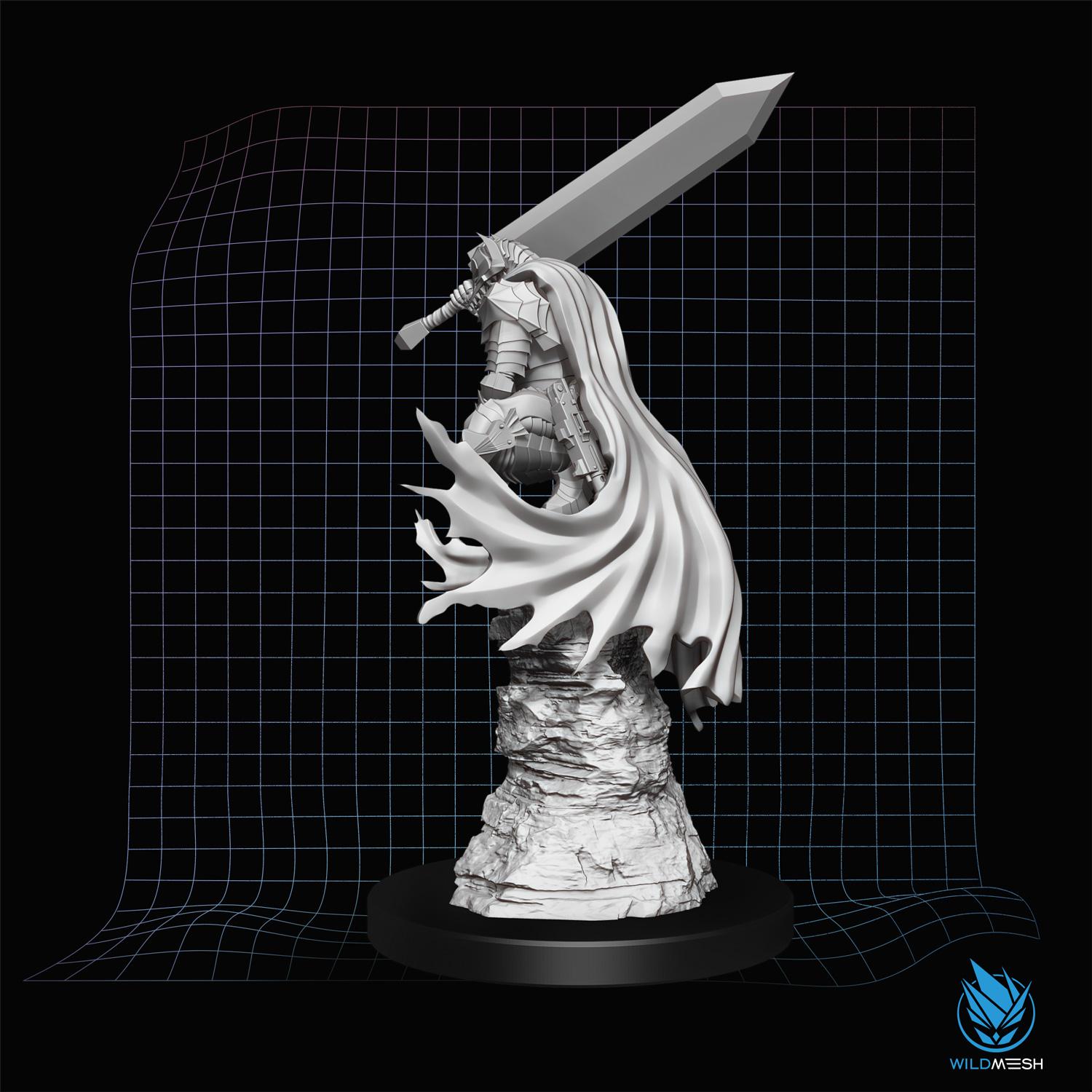 Space Knight Captain 3D MINIATURE STL