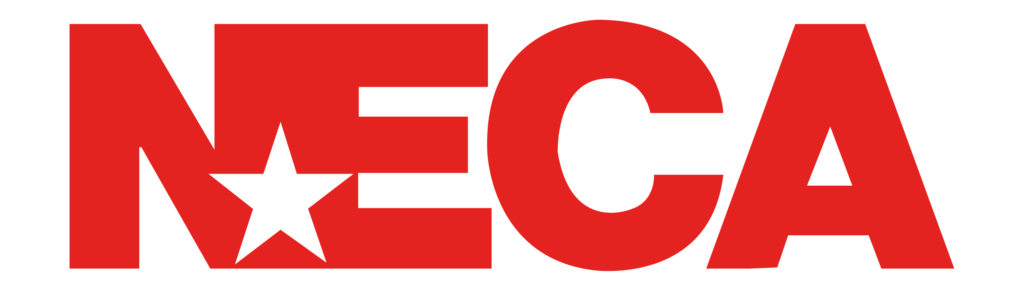 NECA logo color tabletop miniature