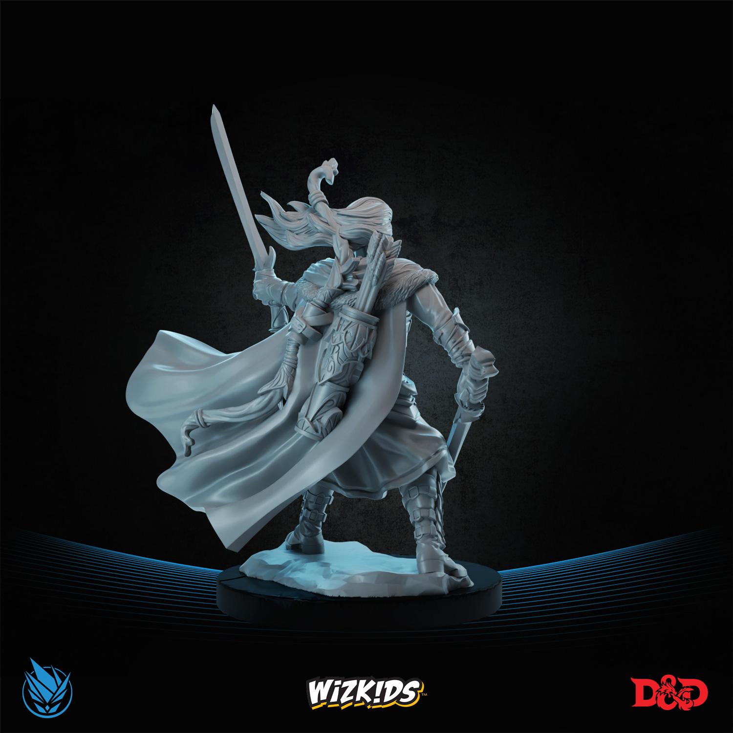 DARK ELF 3D MINIATURE DnD