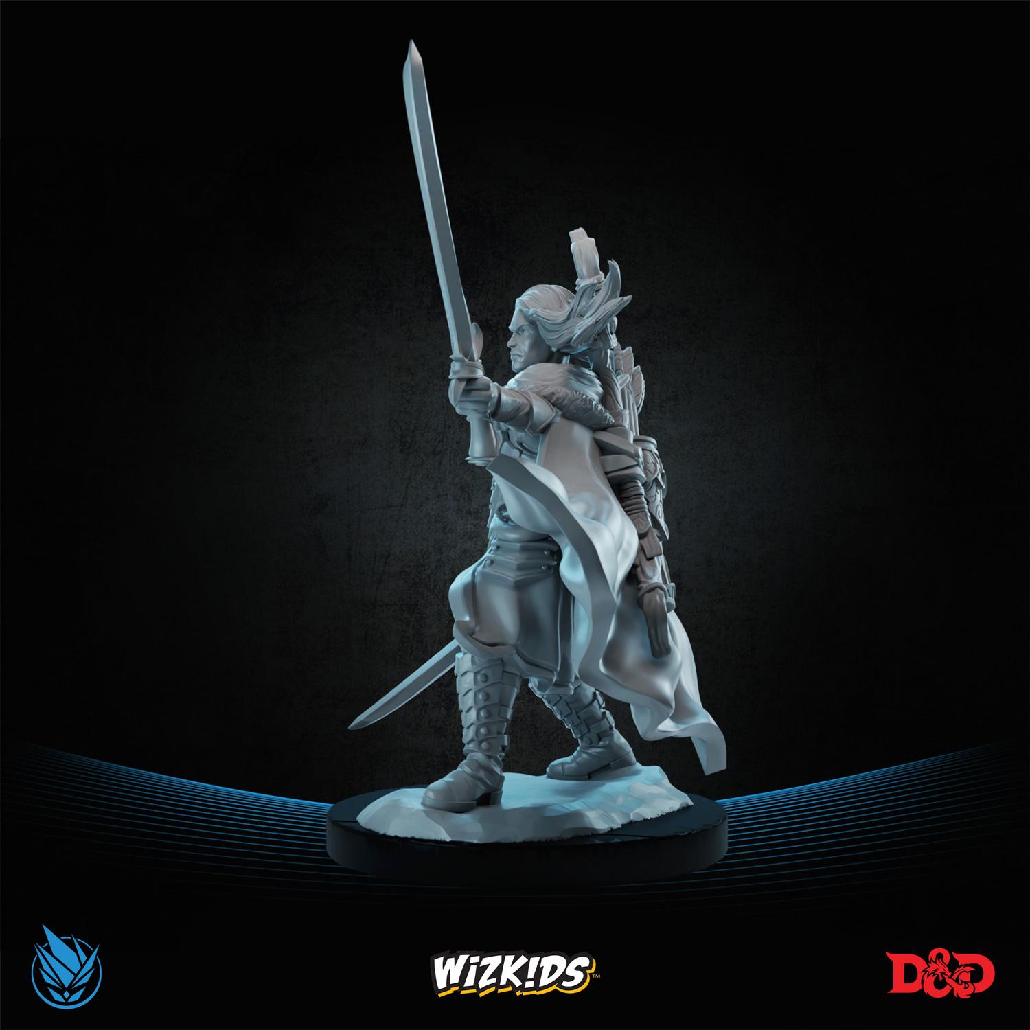 DARK ELF 3D MINIATURE DnD