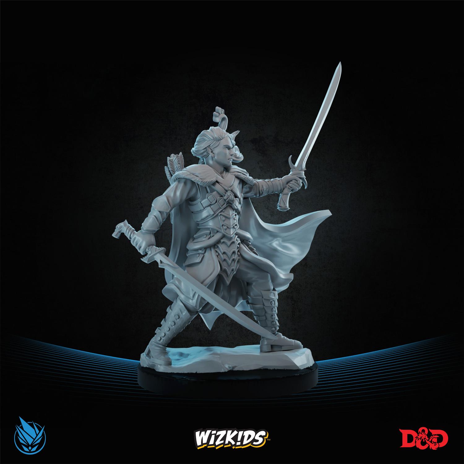 DARK ELF 3D MINIATURE DnD