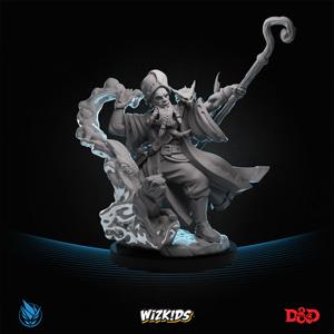 Male Human Wizard 3D MINIATURE DnD