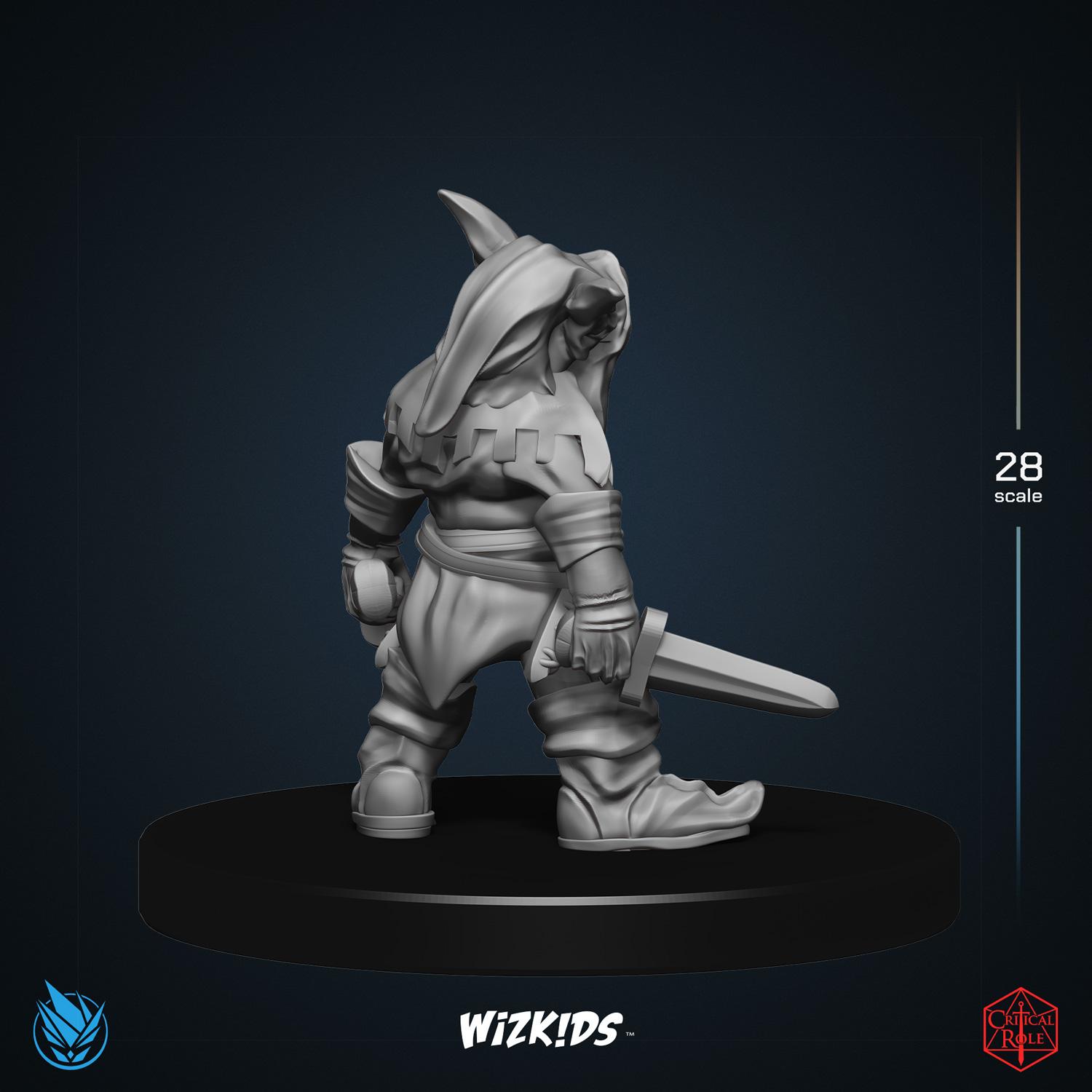 Ravager Stabby-Stabber 3D MINIATURE CRITICAL ROLE Tal'Dorei