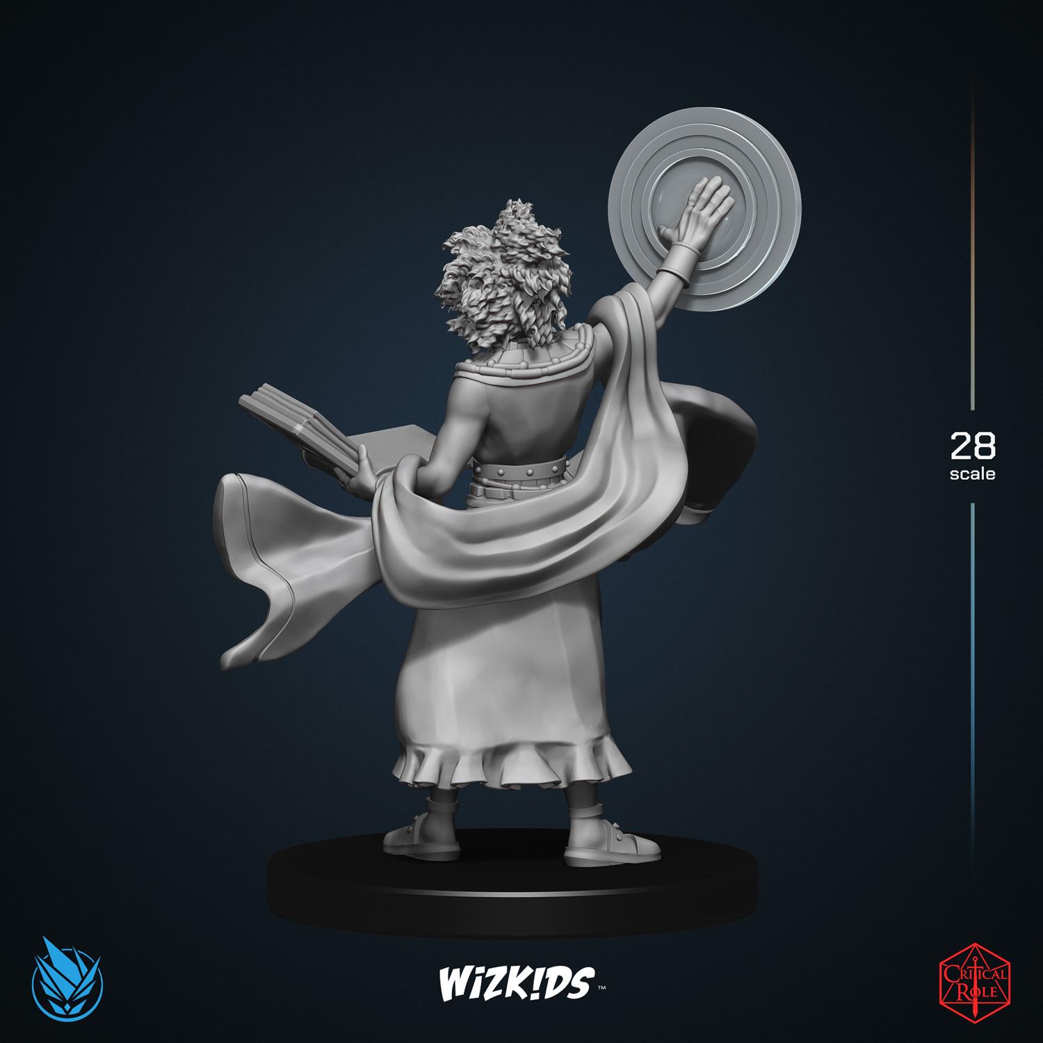 Graviturgy Wizard 3D MINIATURE CRITICAL ROLE Tal'Dorei