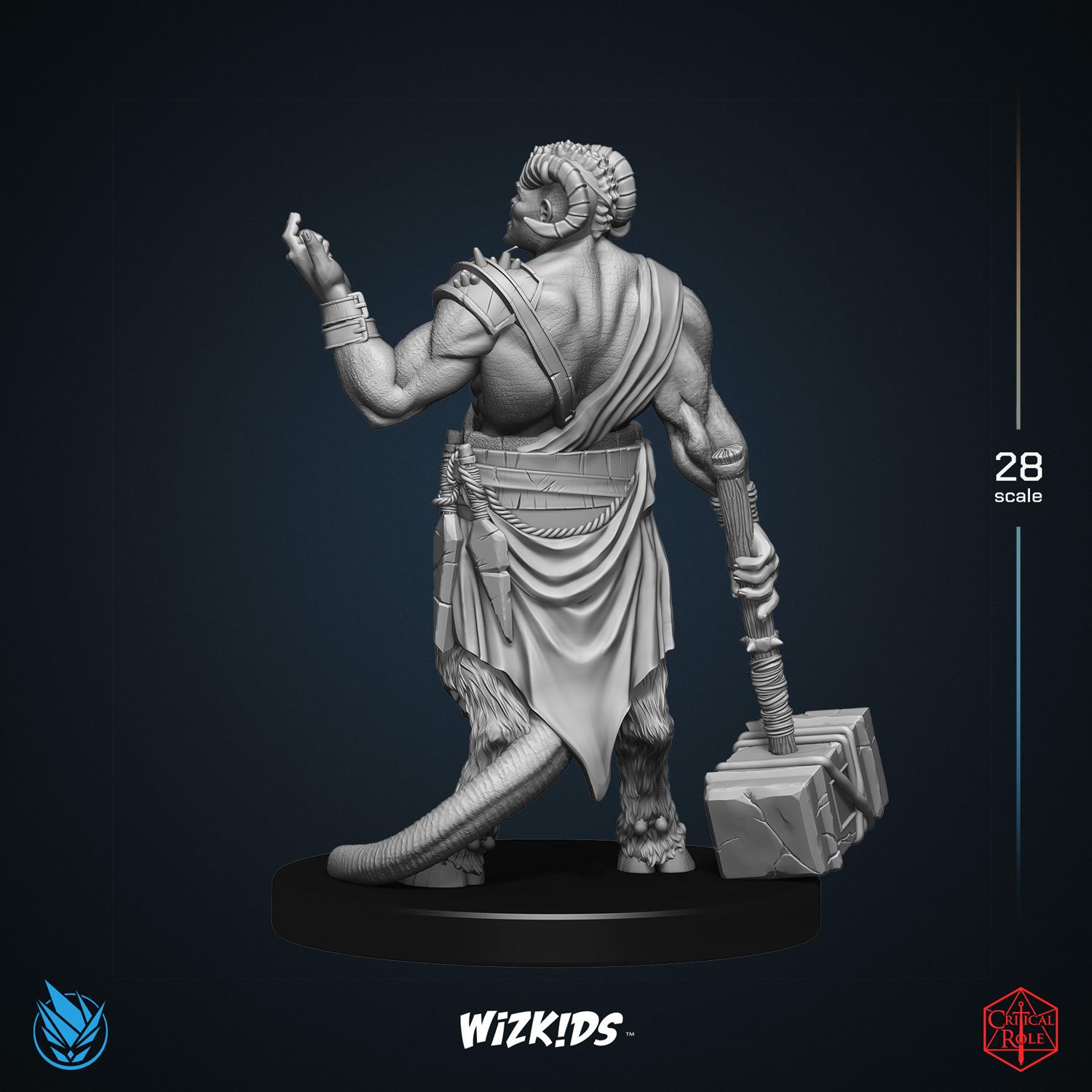 Clasp Enforcer 3D MINIATURE CRITICAL ROLE Tal'Dorei