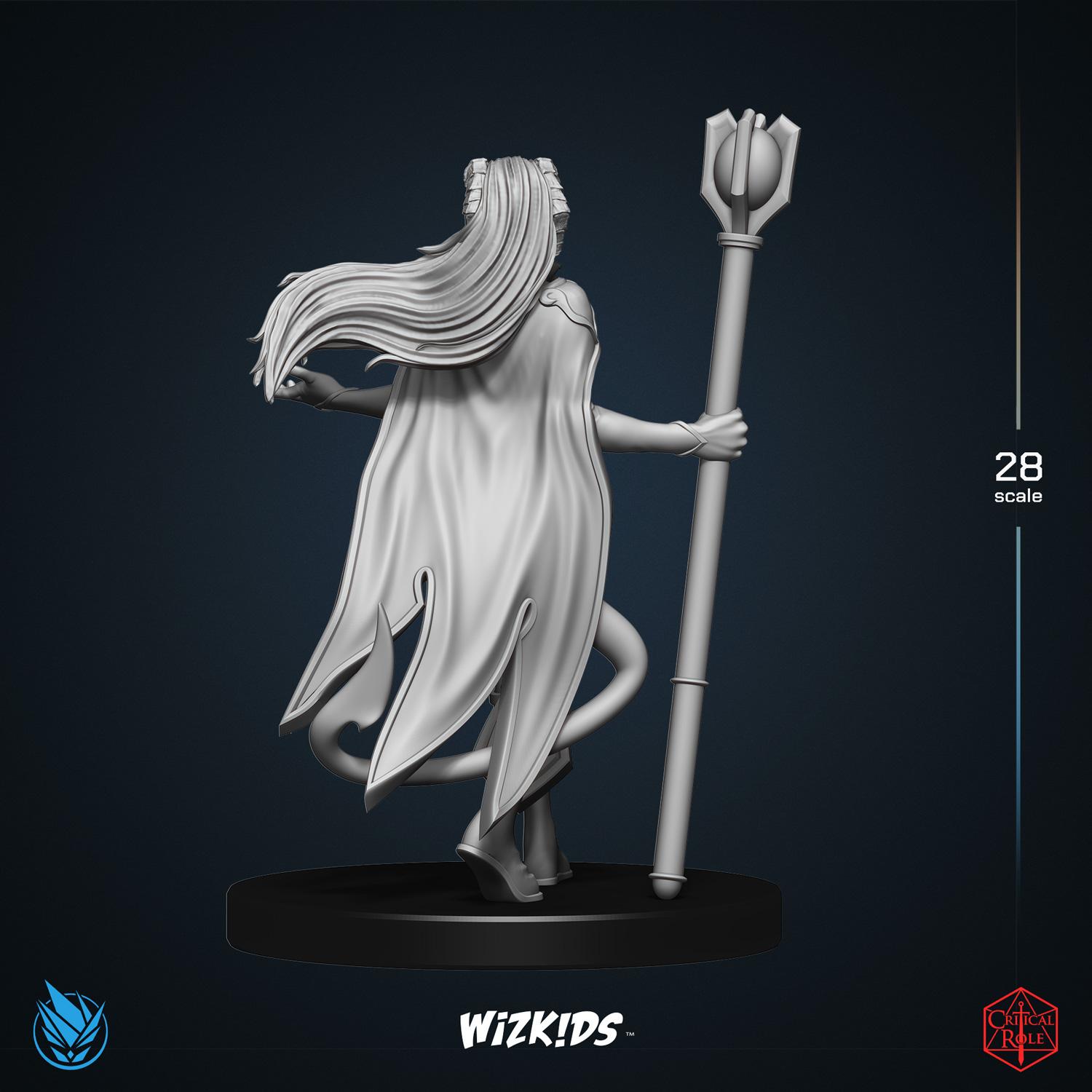 Zahra 3D MINIATURE CRITICAL ROLE Tal'Dorei