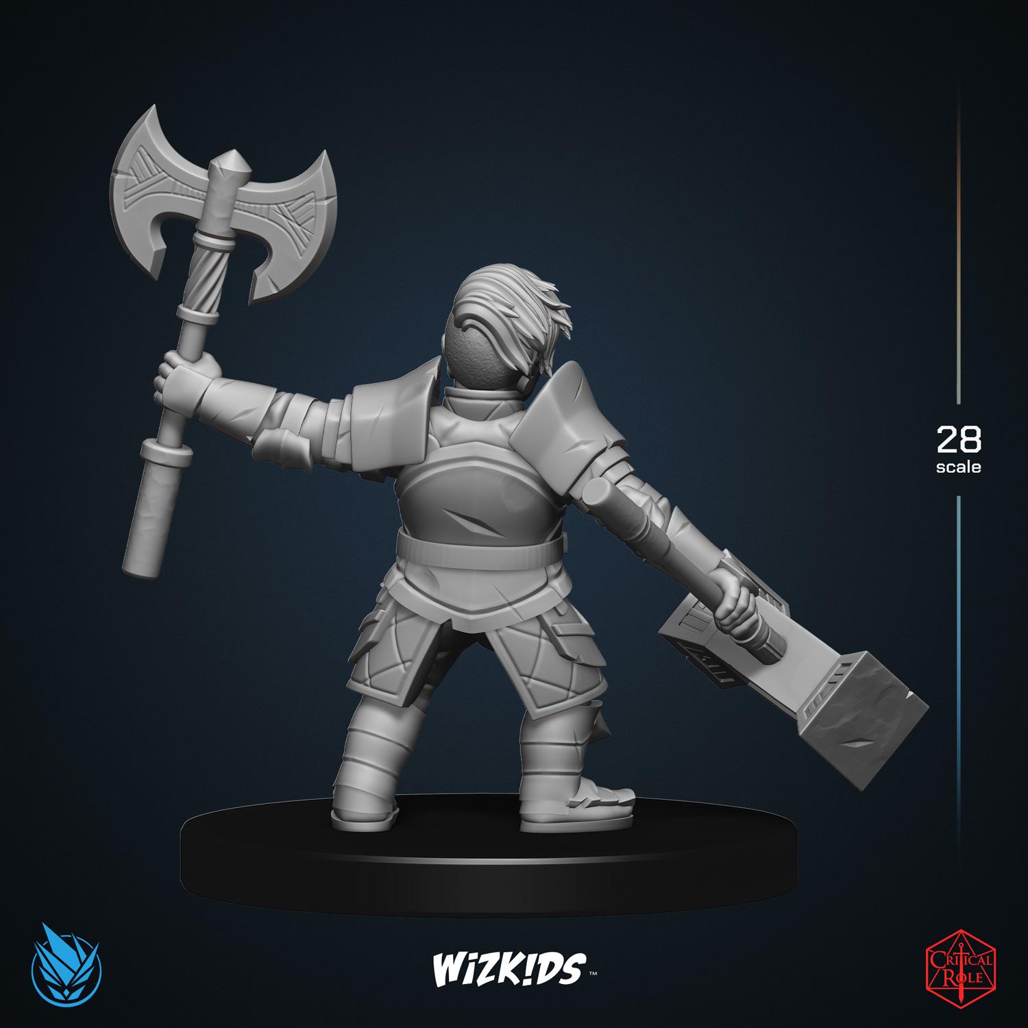 Keg 3D MINIATURE CRITICAL ROLE Tal'Dorei