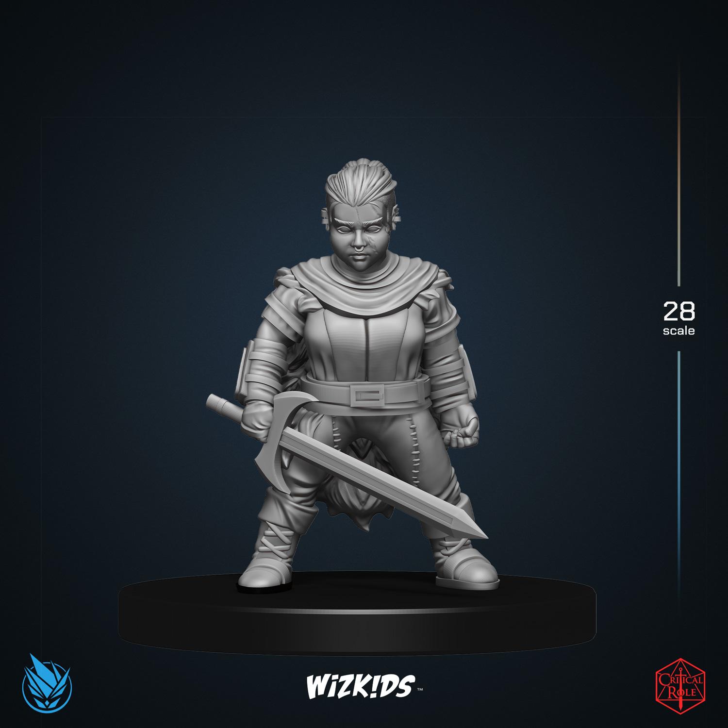 Tova 3D MINIATURE CRITICAL ROLE Tal'Dorei