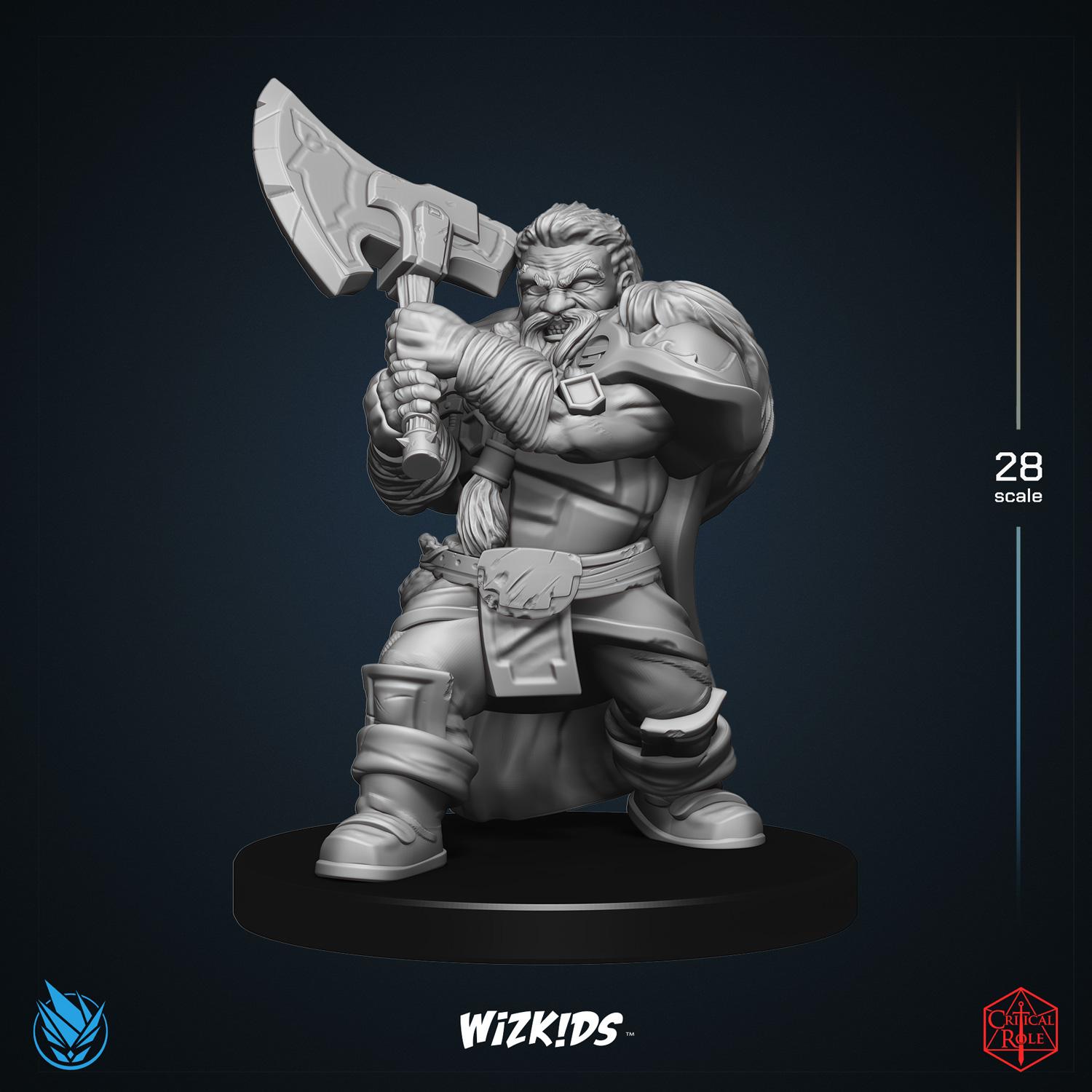 Thorbir 3D MINIATURE CRITICAL ROLE Tal'Dorei