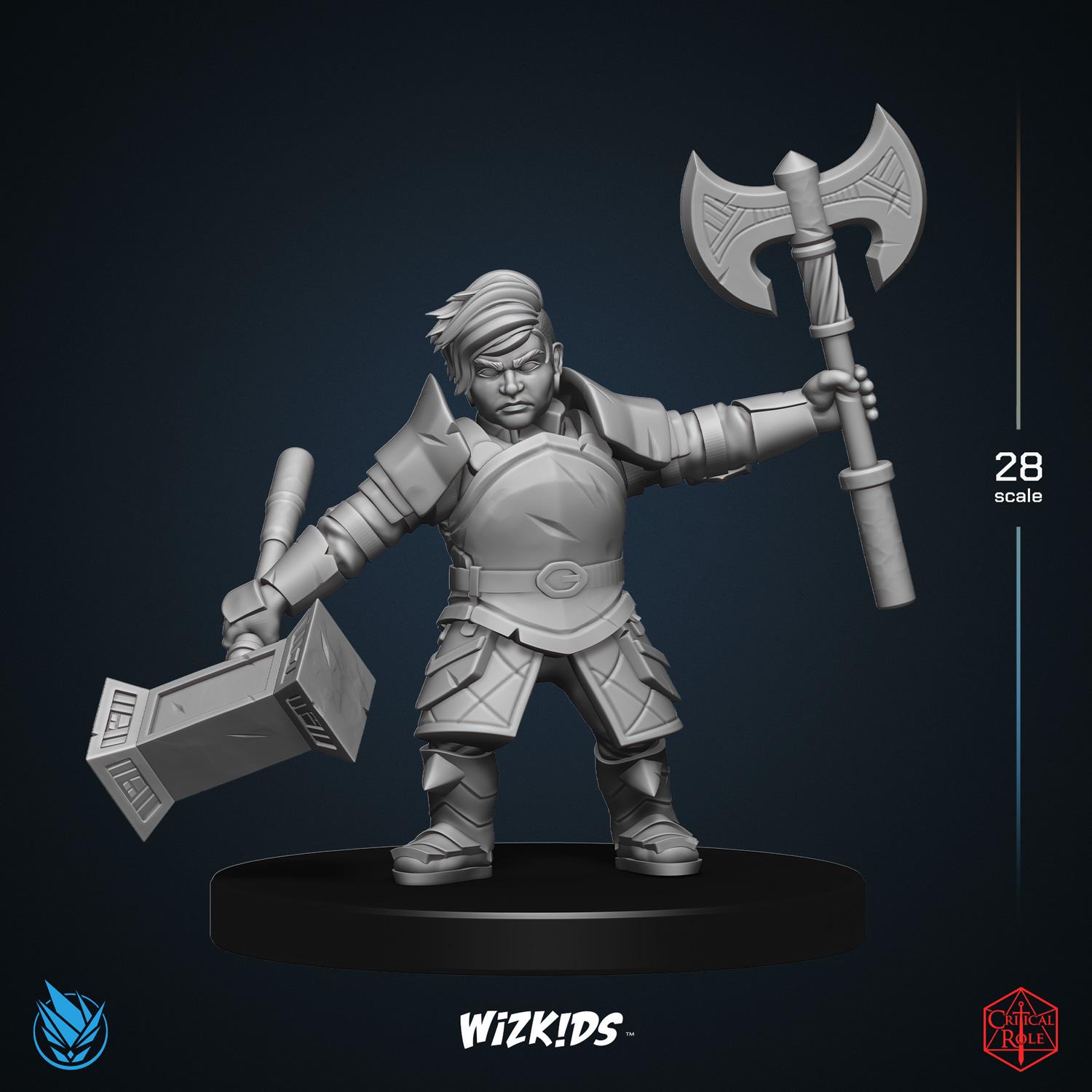 Keg 3D MINIATURE CRITICAL ROLE Tal'Dorei