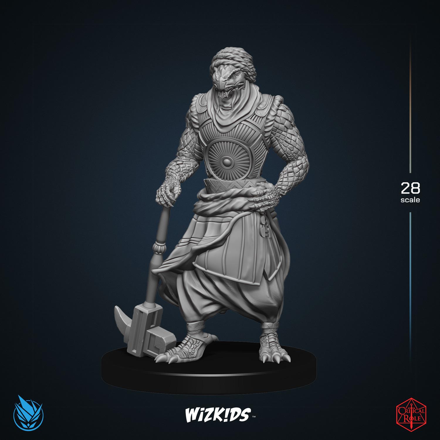 Clovis Concord Zhelezo 3D MINIATURE CRITICAL ROLE Tal'Dorei