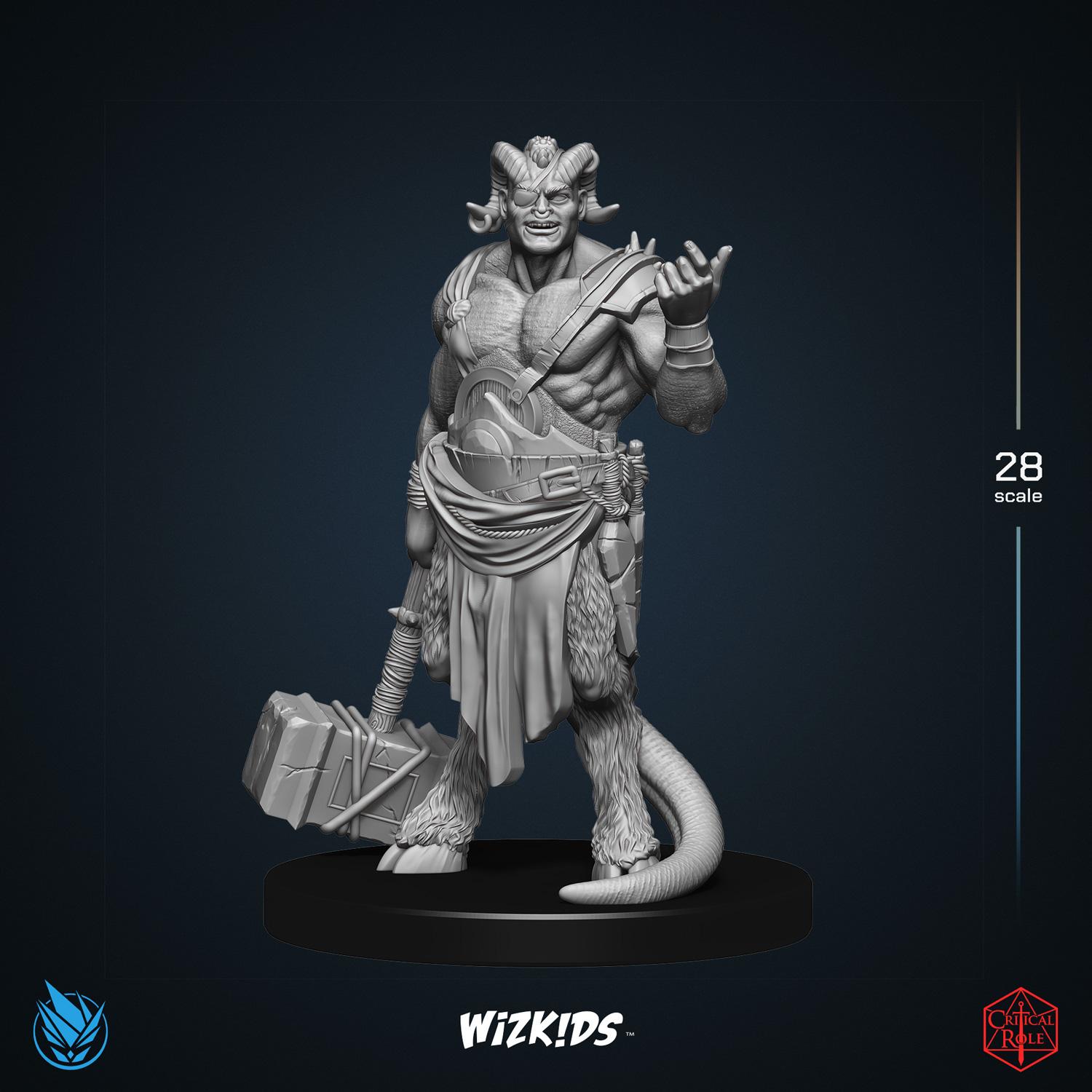 Clasp Enforcer 3D MINIATURE CRITICAL ROLE Tal'Dorei