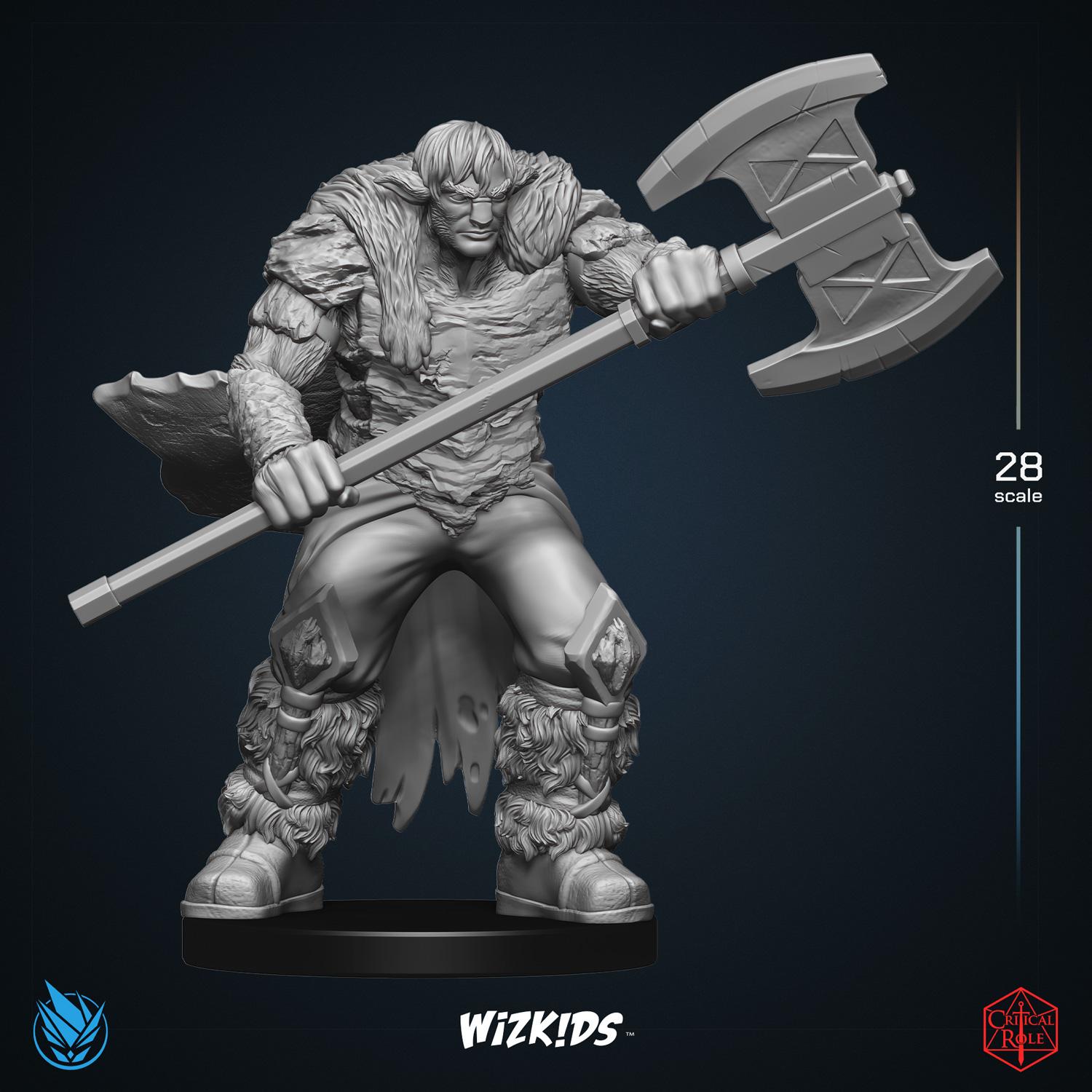 Ashari Stoneguard 3D MINIATURE CRITICAL ROLE Tal'Dorei