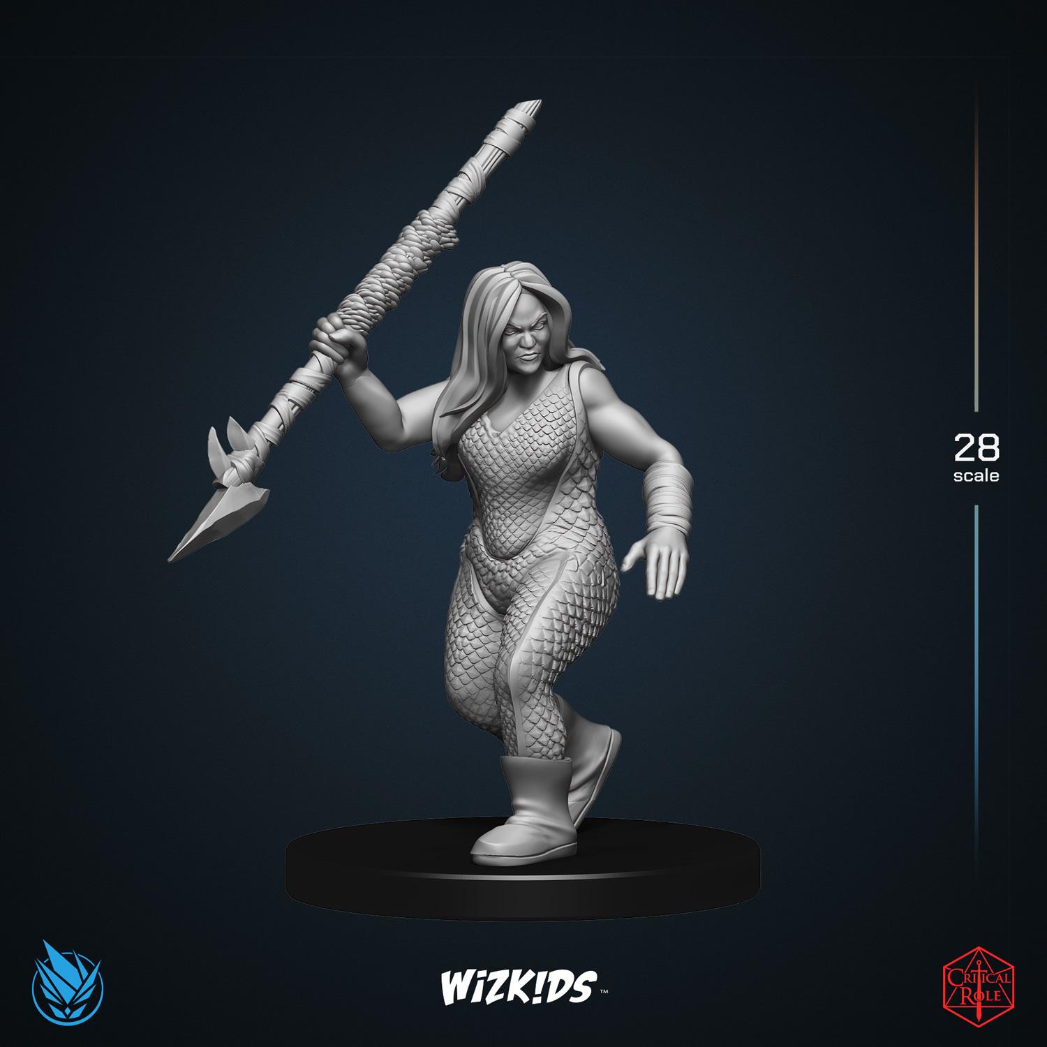 Ashari Wave Rider 3D MINIATURE CRITICAL ROLE Tal'Dorei