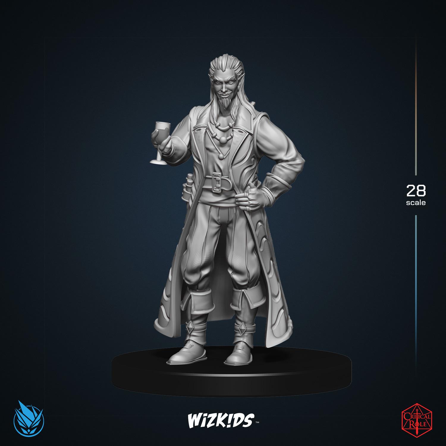 The Gentleman 3D MINIATURE CRITICAL ROLE Tal'Dorei