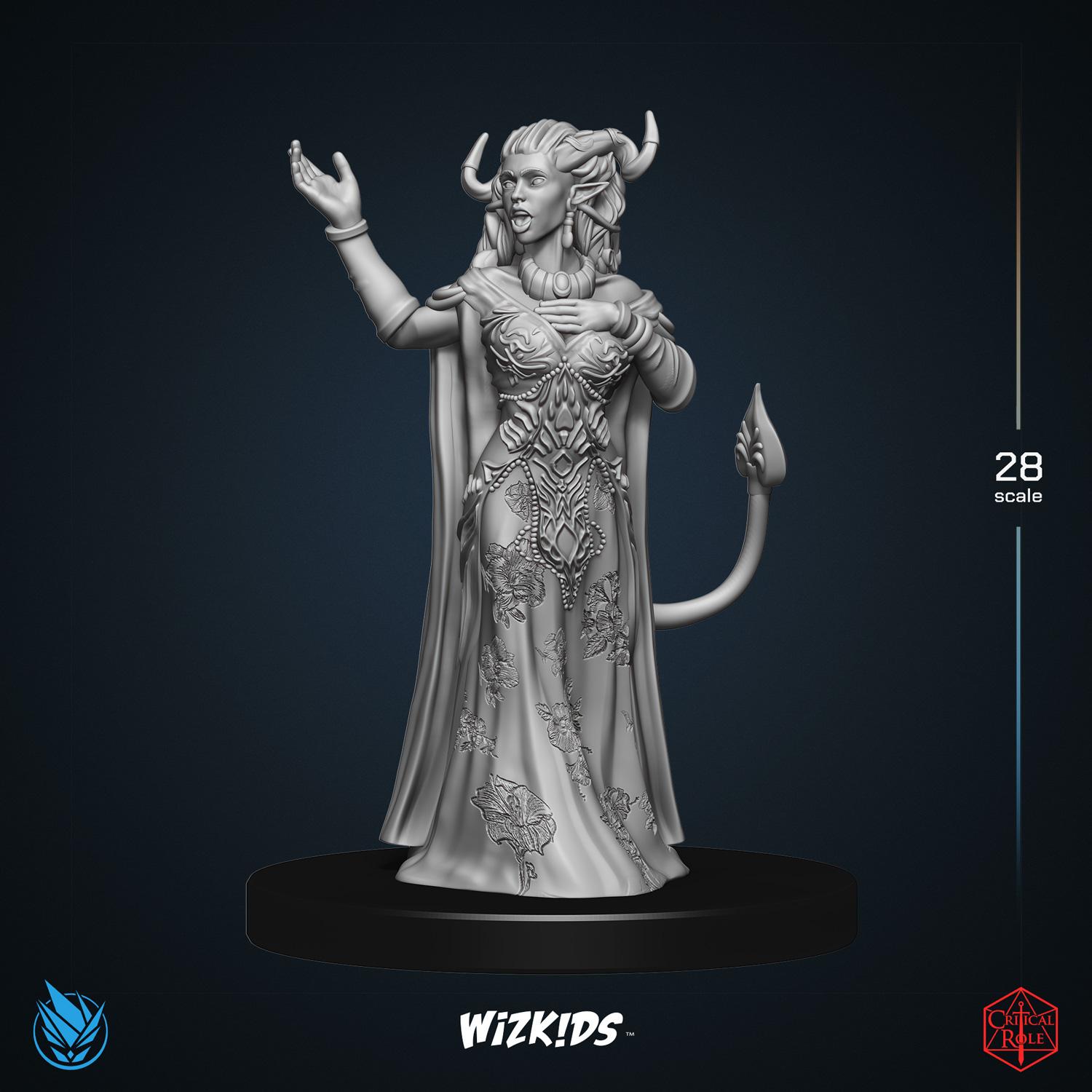 Marion Lavorre 3D MINIATURE CRITICAL ROLE Tal'Dorei