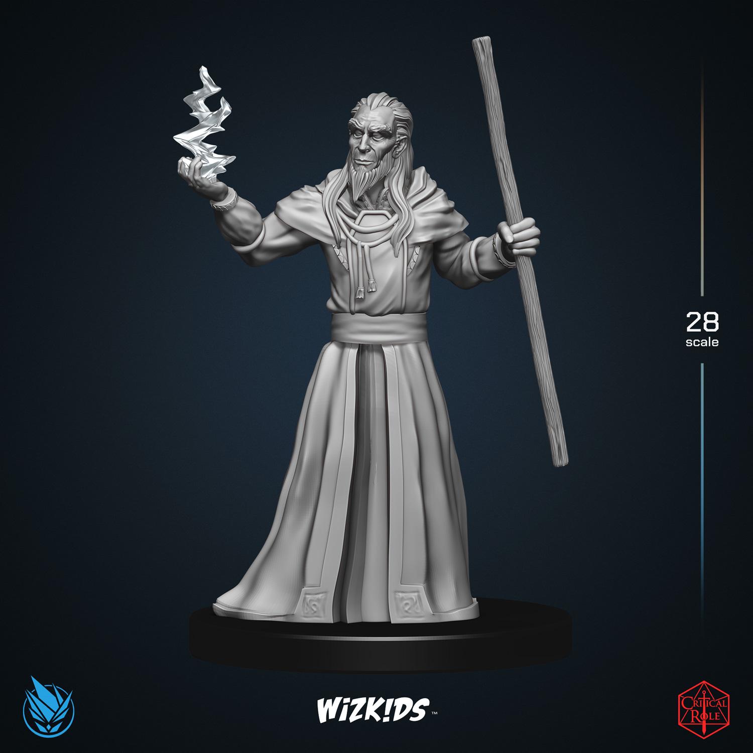 Trent Ikithon 3D MINIATURE CRITICAL ROLE Tal'Dorei