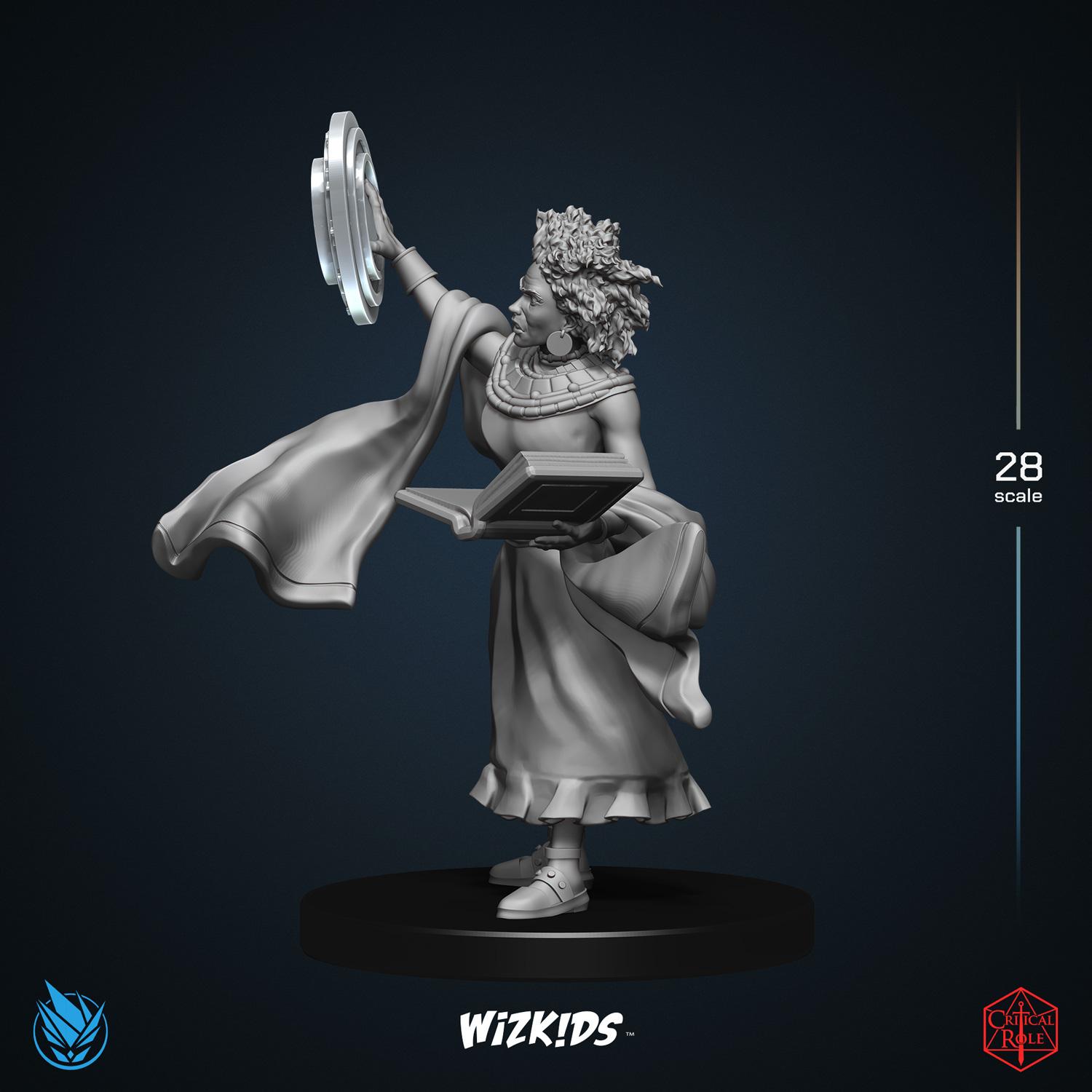 Graviturgy Wizard 3D MINIATURE CRITICAL ROLE Tal'Dorei