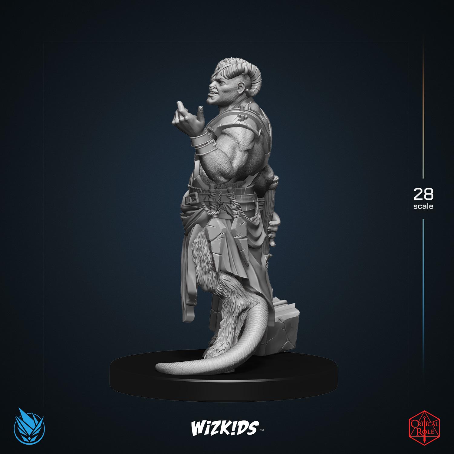 Clasp Enforcer 3D MINIATURE CRITICAL ROLE Tal'Dorei