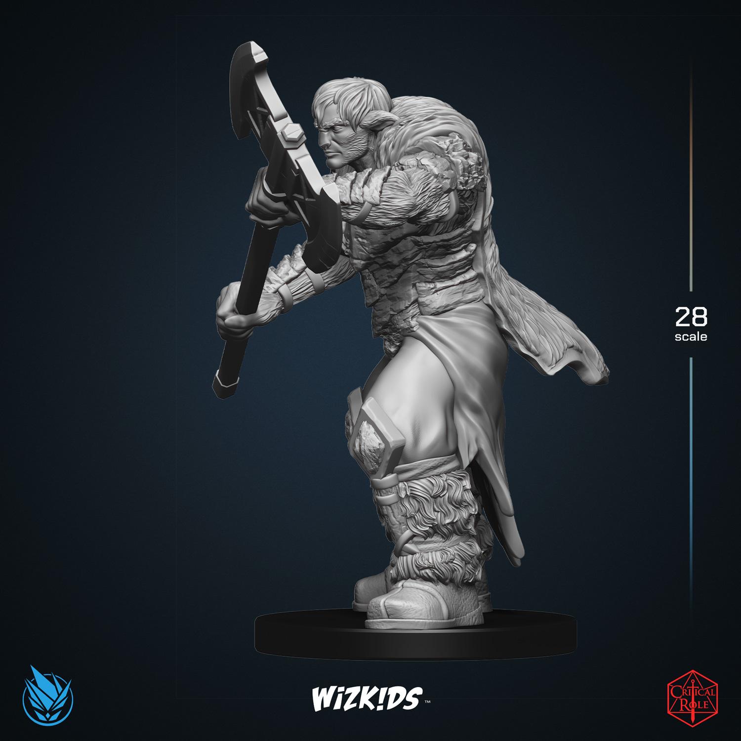 Ashari Stoneguard 3D MINIATURE CRITICAL ROLE Tal'Dorei