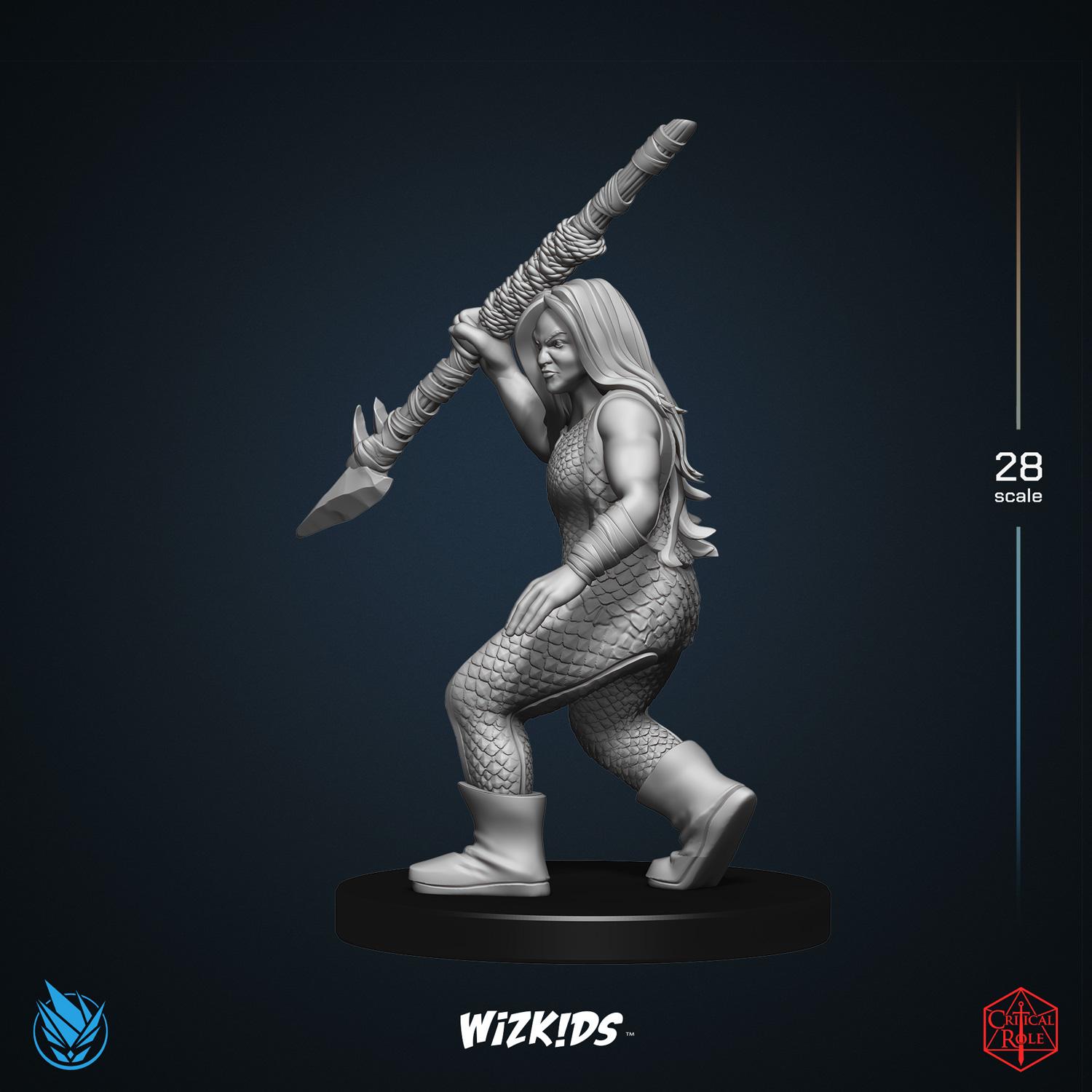 Ashari Wave Rider 3D MINIATURE CRITICAL ROLE Tal'Dorei