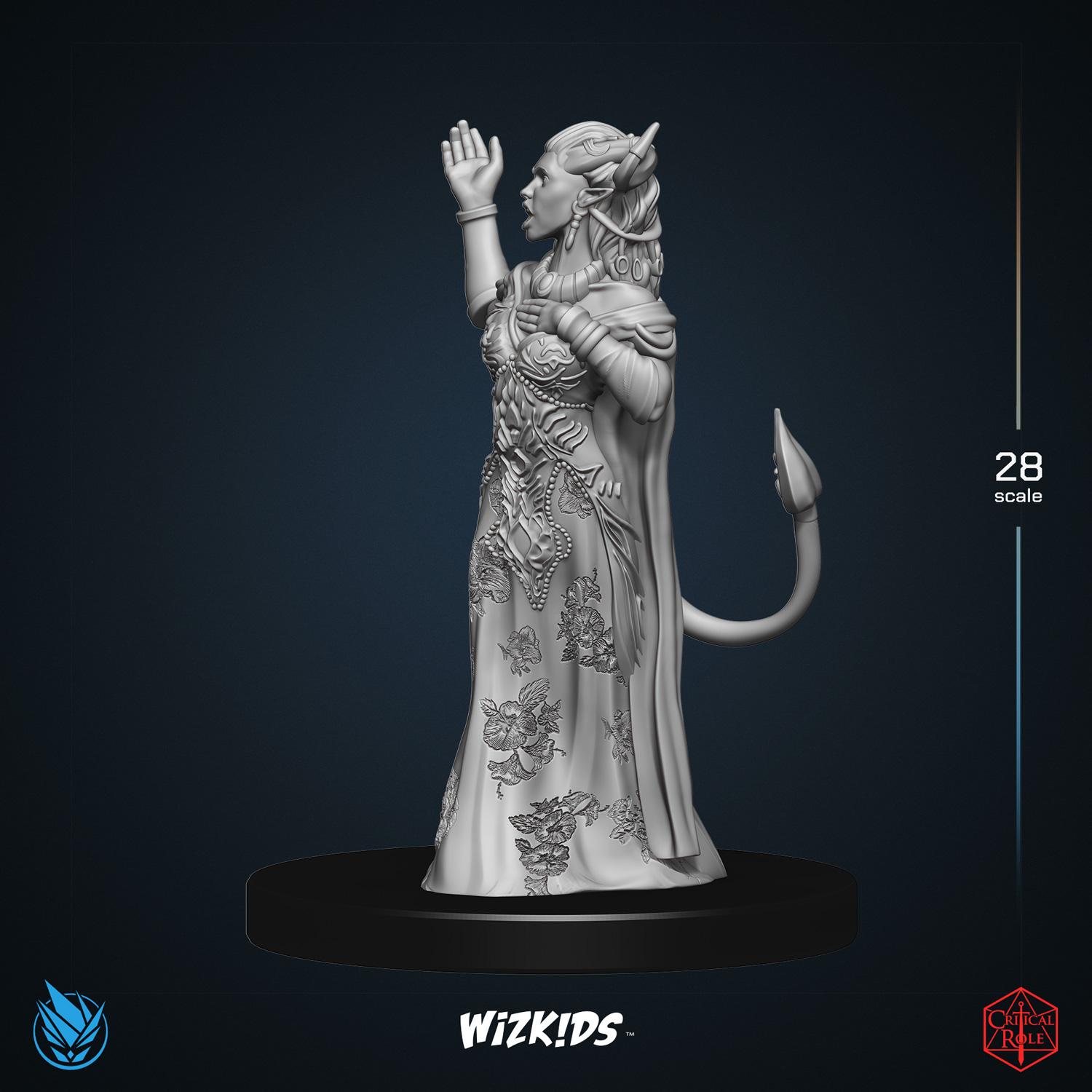 Marion Lavorre 3D MINIATURE CRITICAL ROLE Tal'Dorei