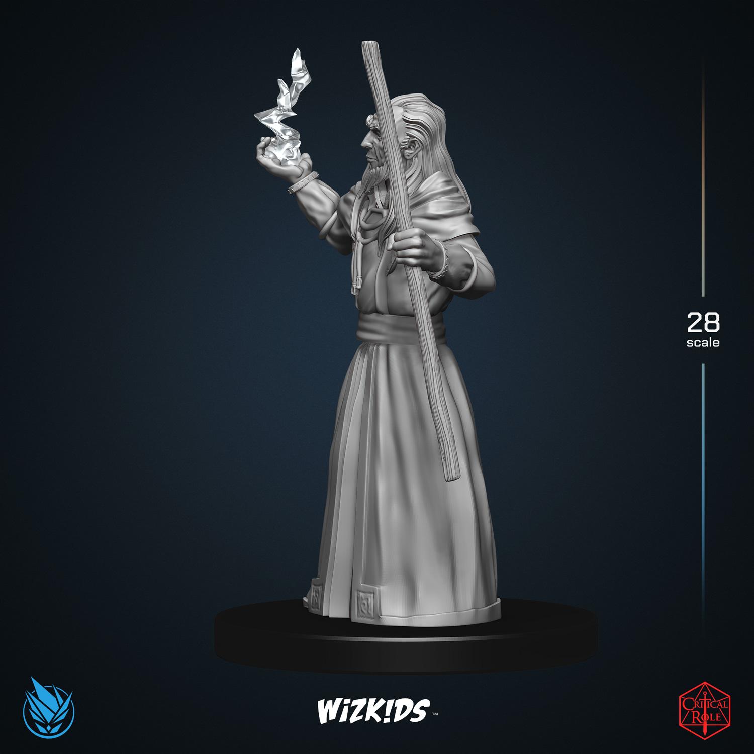 Trent Ikithon 3D MINIATURE CRITICAL ROLE Tal'Dorei