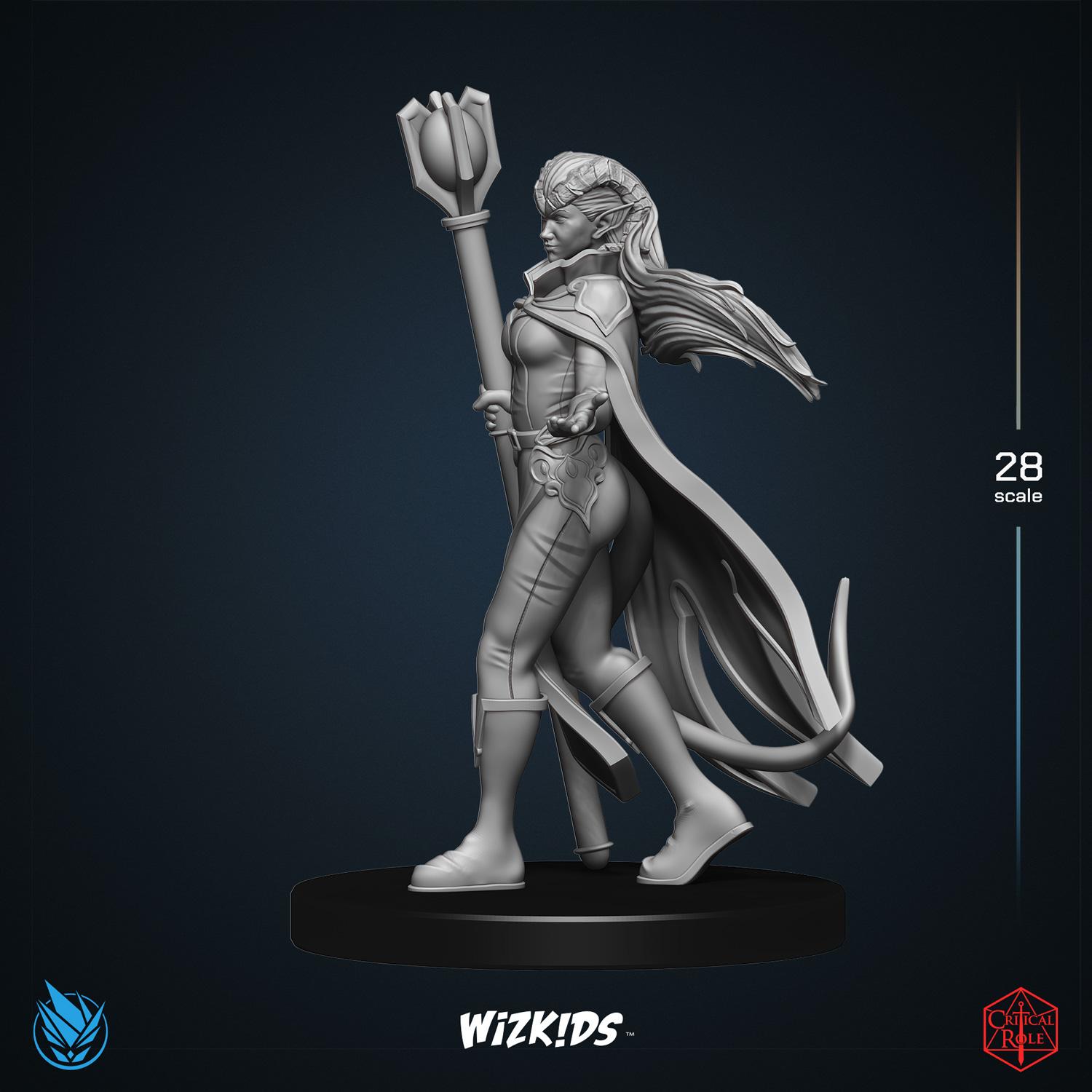 Zahra 3D MINIATURE CRITICAL ROLE Tal'Dorei