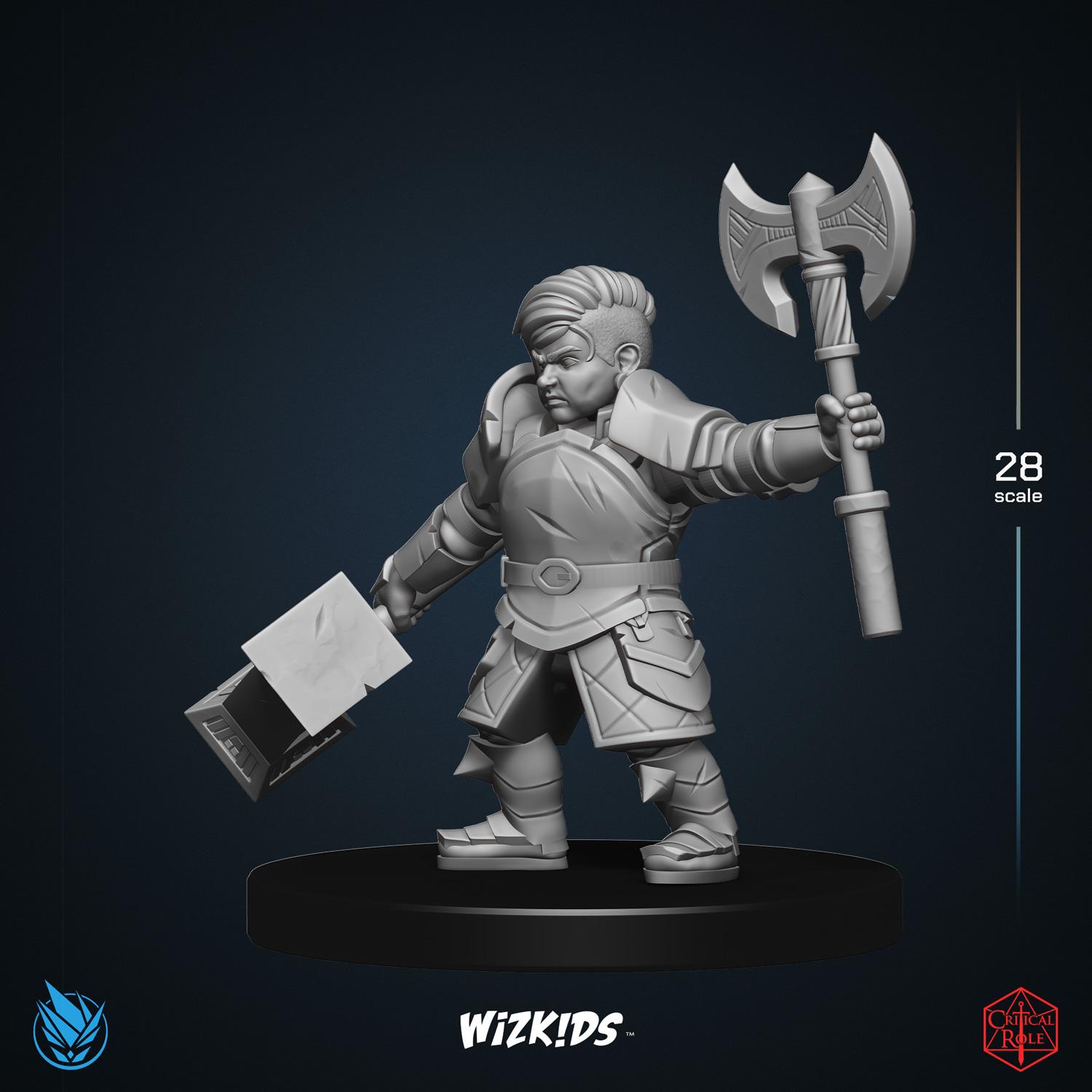 Keg 3D MINIATURE CRITICAL ROLE Tal'Dorei