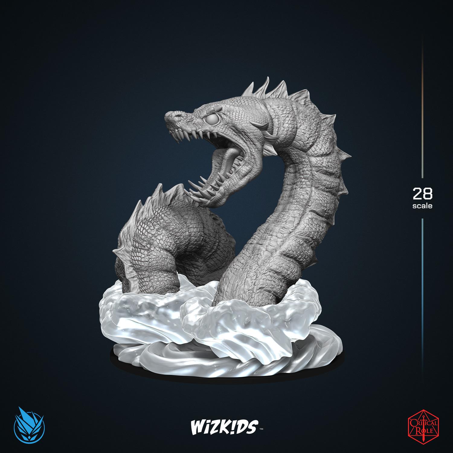 Swavain Basilisk 3D MINIATURE CRITICAL ROLE Tal'Dorei