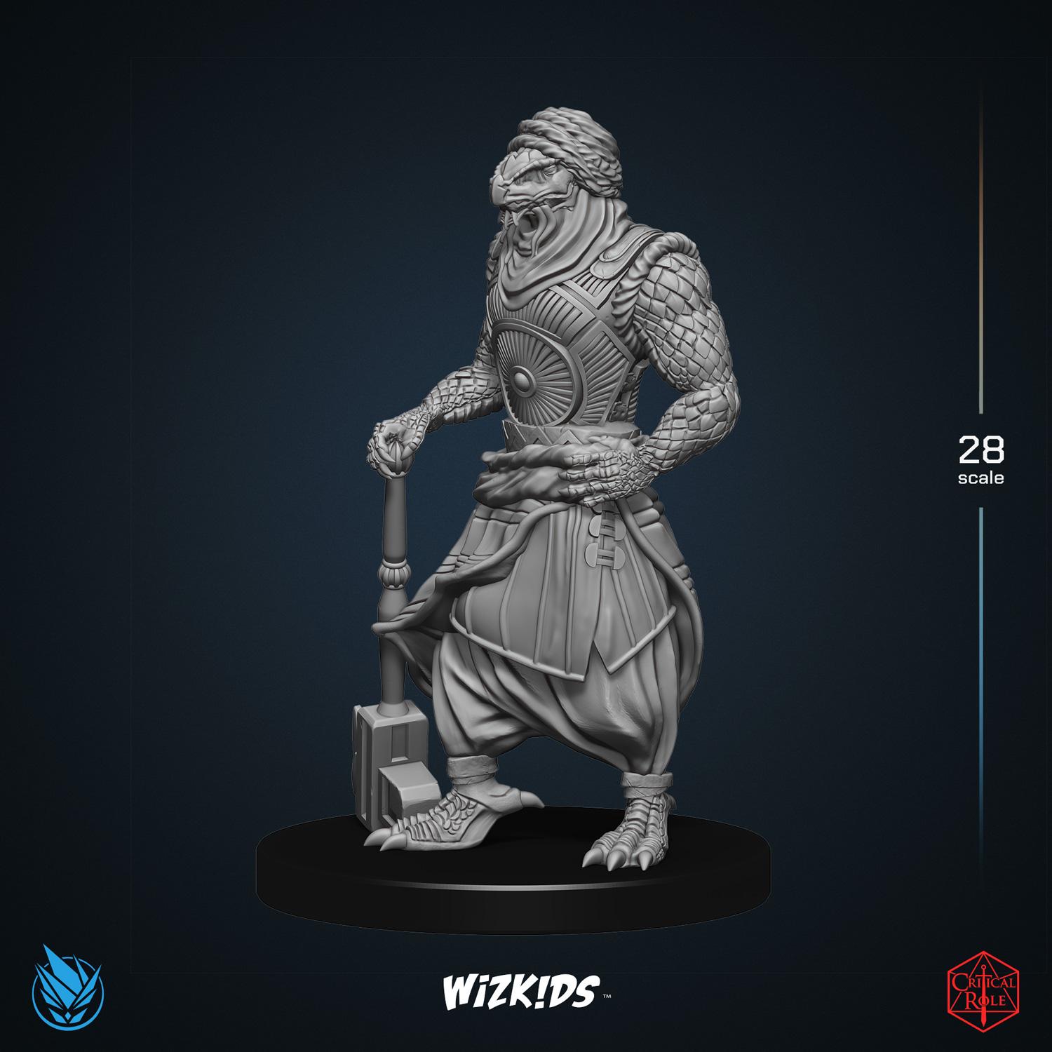 Clovis Concord Zhelezo 3D MINIATURE CRITICAL ROLE Tal'Dorei