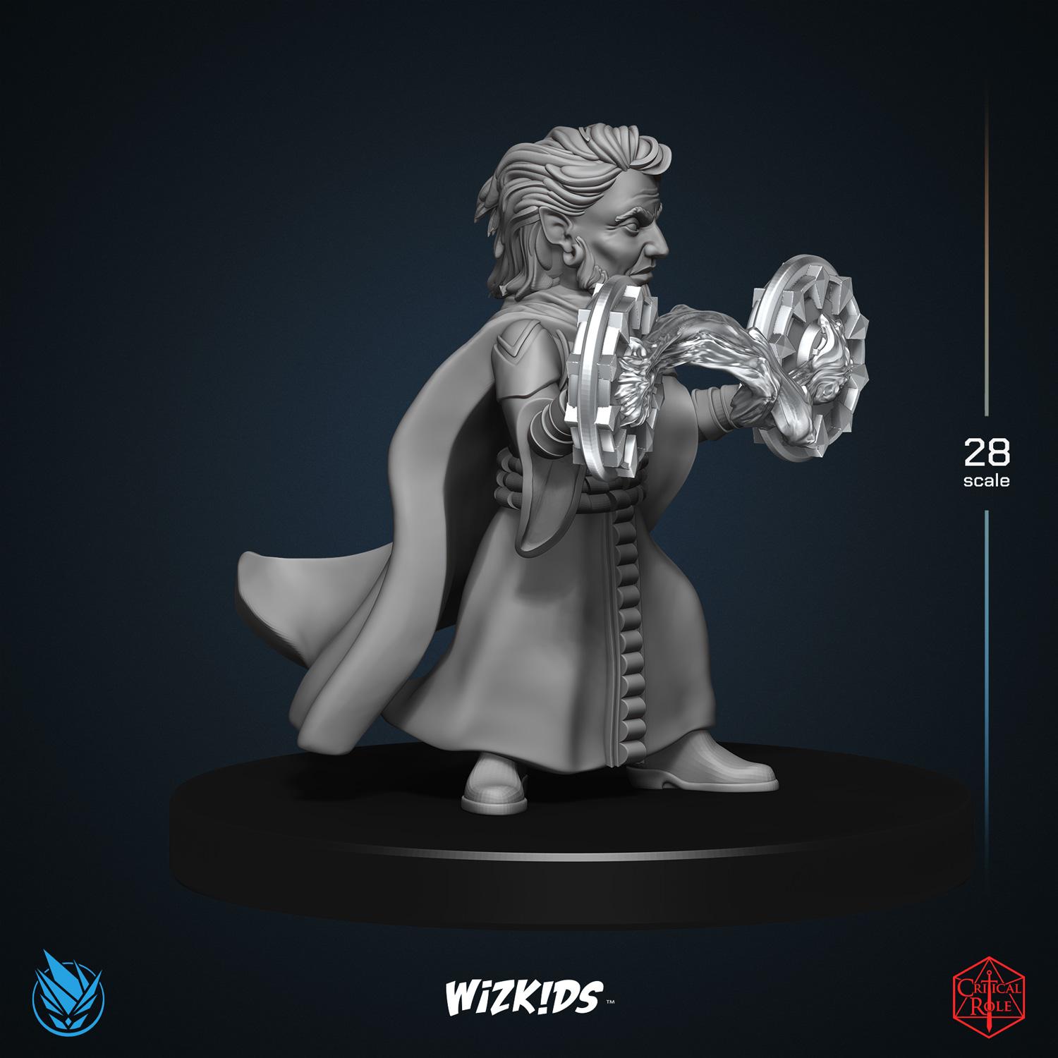 Chronurgy Wizard 3D MINIATURE CRITICAL ROLE Tal'Dorei