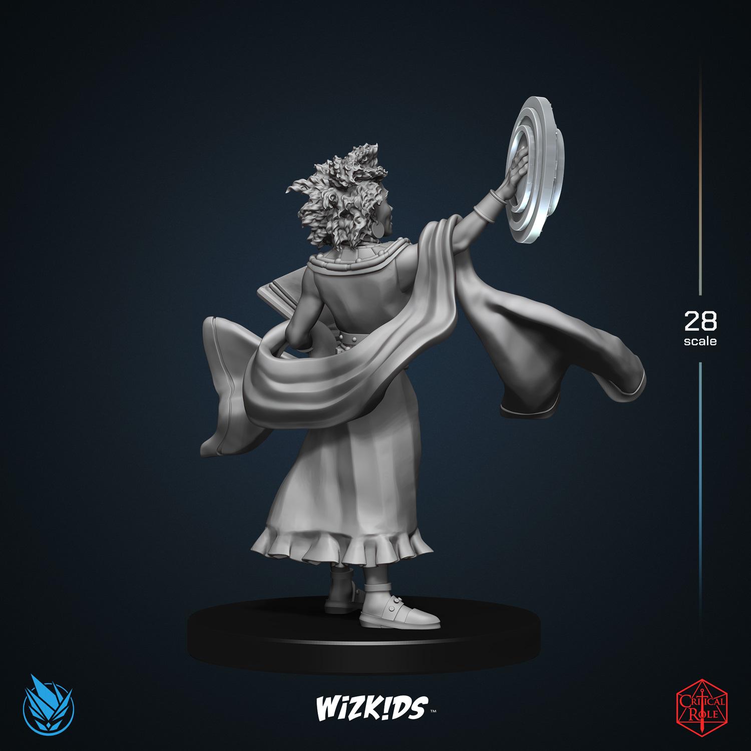 Graviturgy Wizard 3D MINIATURE CRITICAL ROLE Tal'Dorei