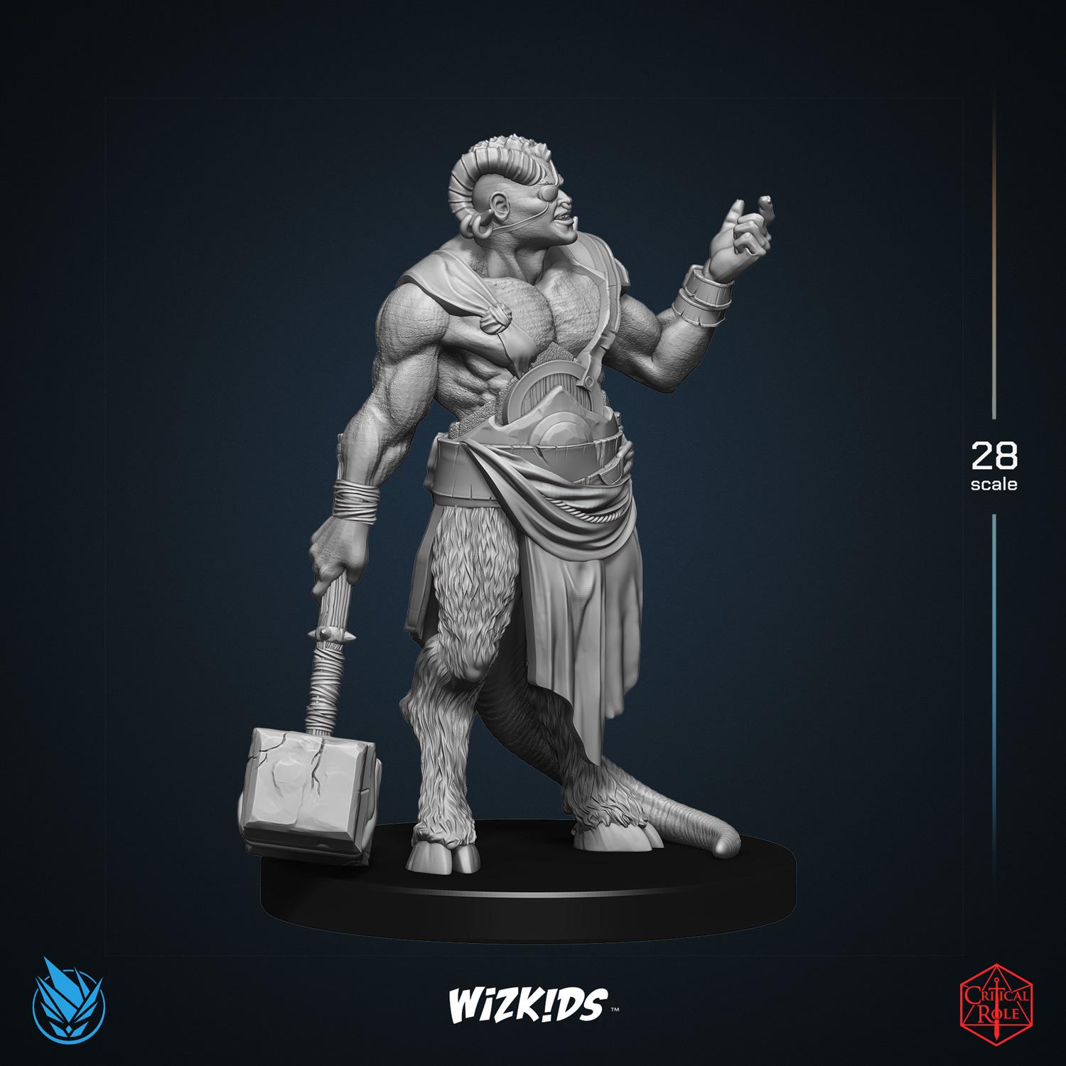 Clasp Enforcer 3D MINIATURE CRITICAL ROLE Tal'Dorei