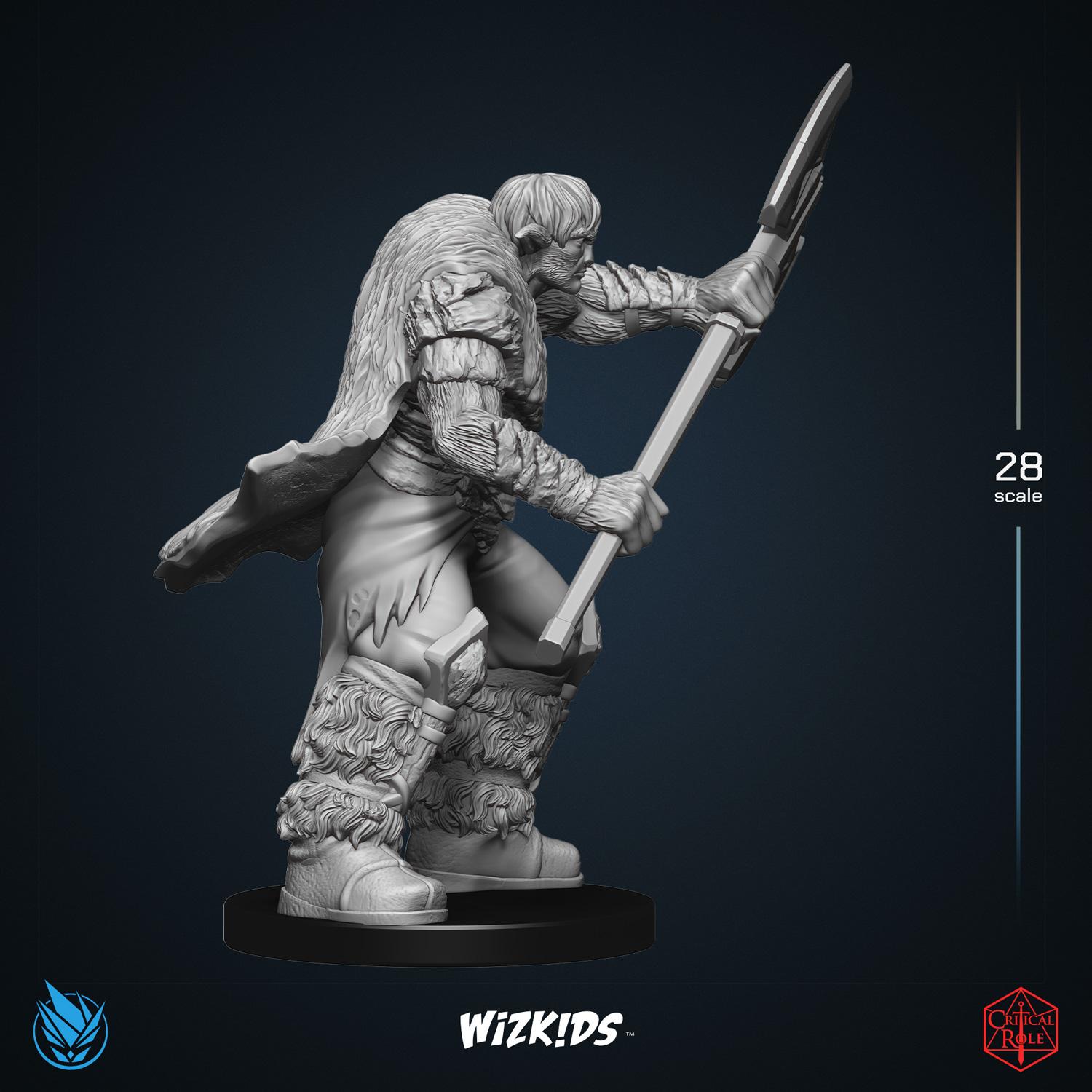 Ashari Stoneguard 3D MINIATURE CRITICAL ROLE Tal'Dorei