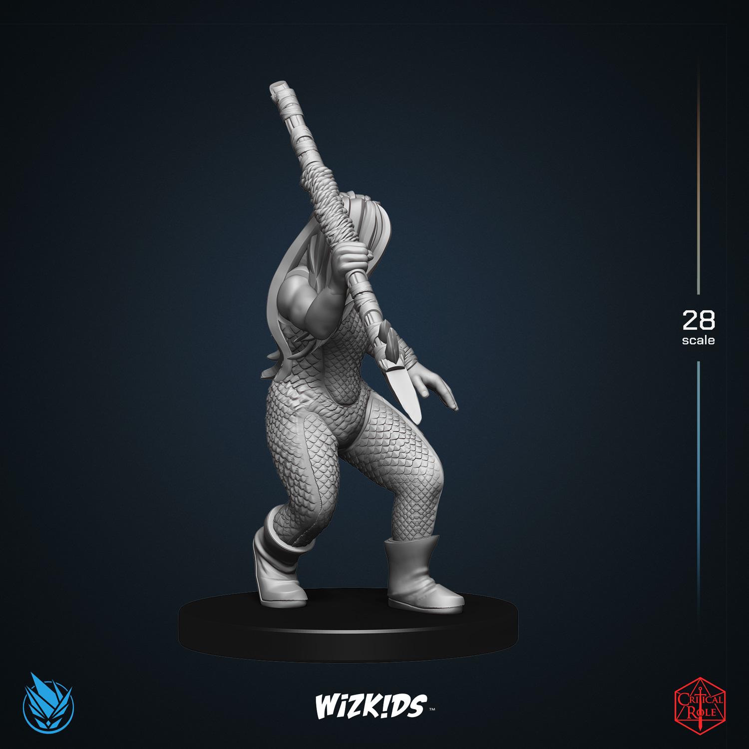 Ashari Wave Rider 3D MINIATURE CRITICAL ROLE Tal'Dorei