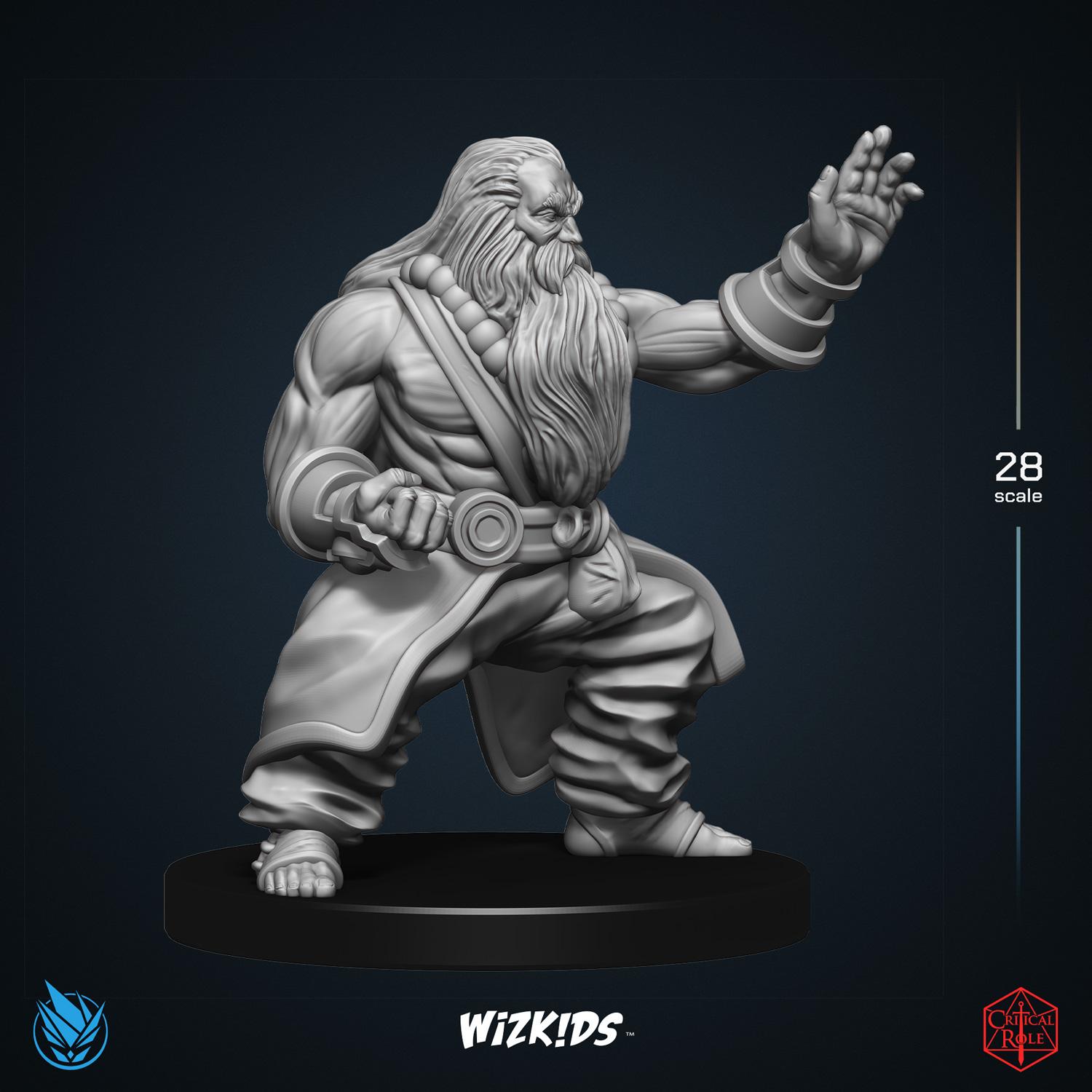 Earthbreaker Groon 3D MINIATURE CRITICAL ROLE Tal'Dorei