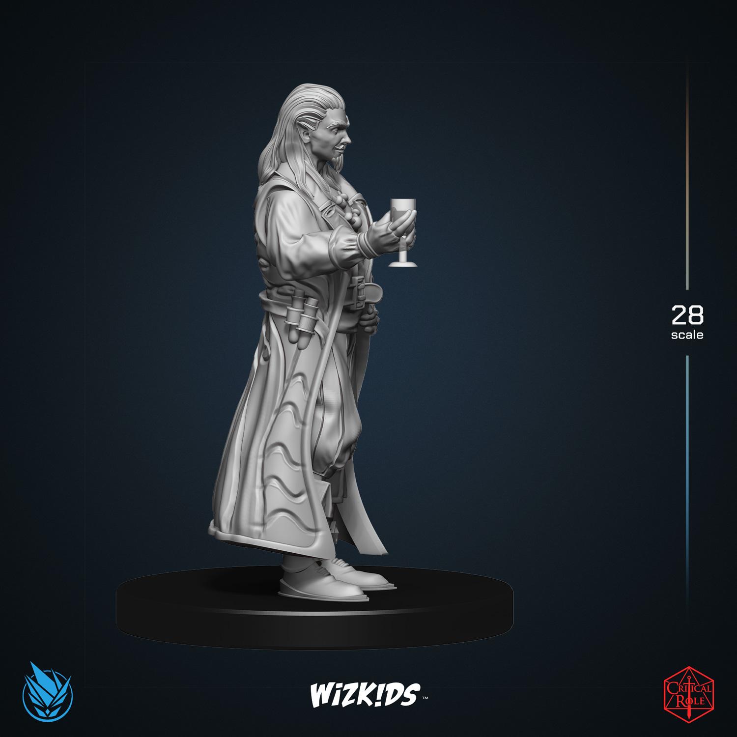 The Gentleman 3D MINIATURE CRITICAL ROLE Tal'Dorei