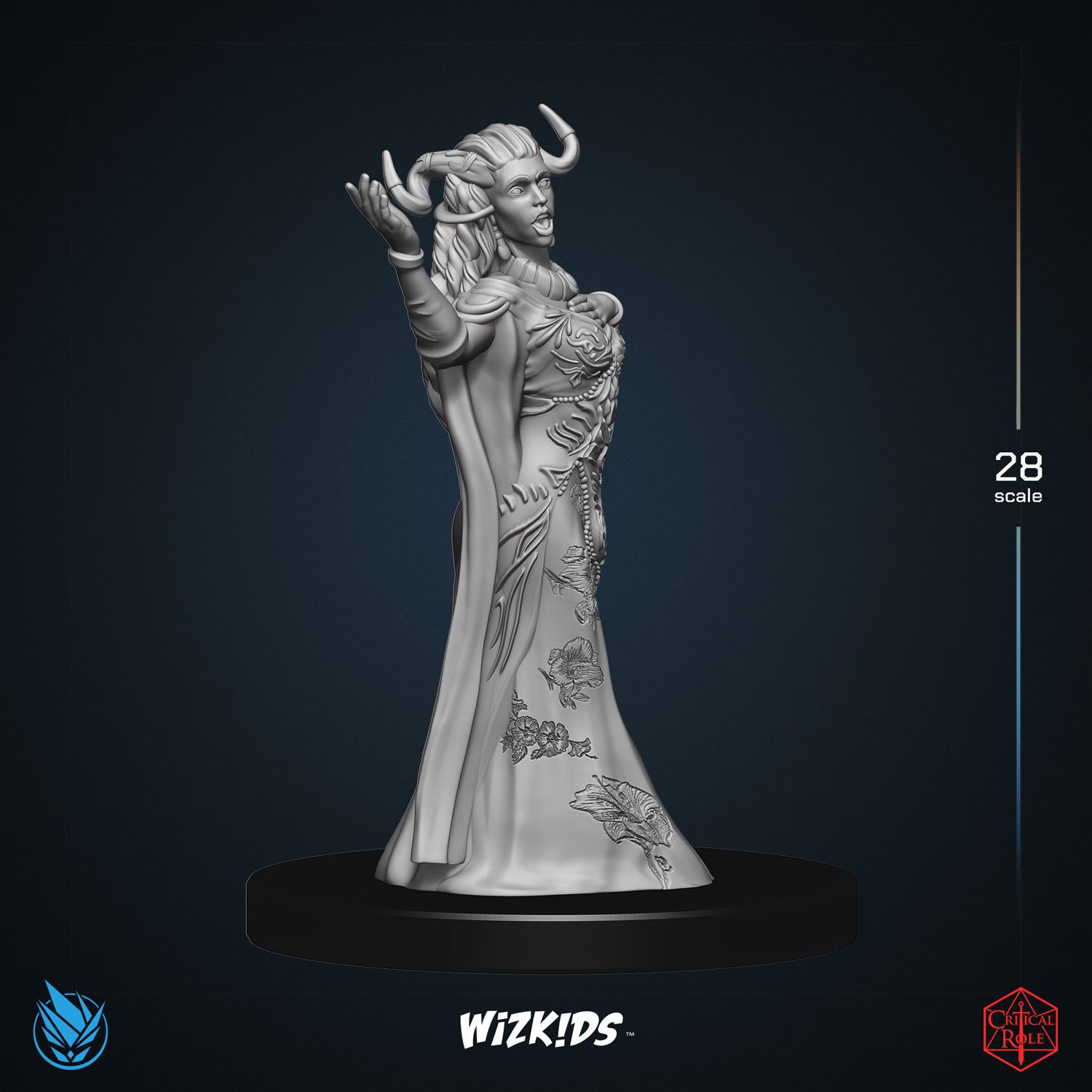 Marion Lavorre 3D MINIATURE CRITICAL ROLE Tal'Dorei