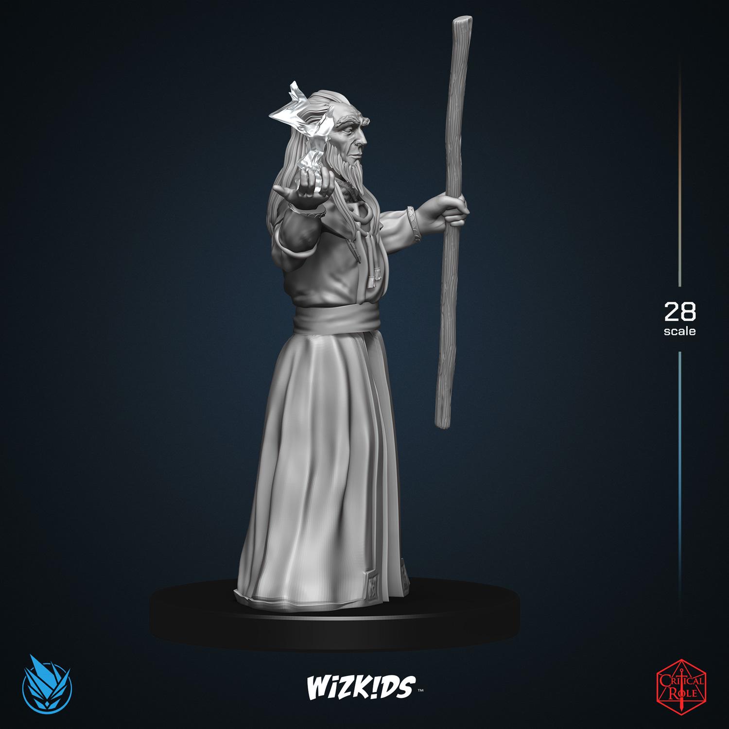 Trent Ikithon 3D MINIATURE CRITICAL ROLE Tal'Dorei