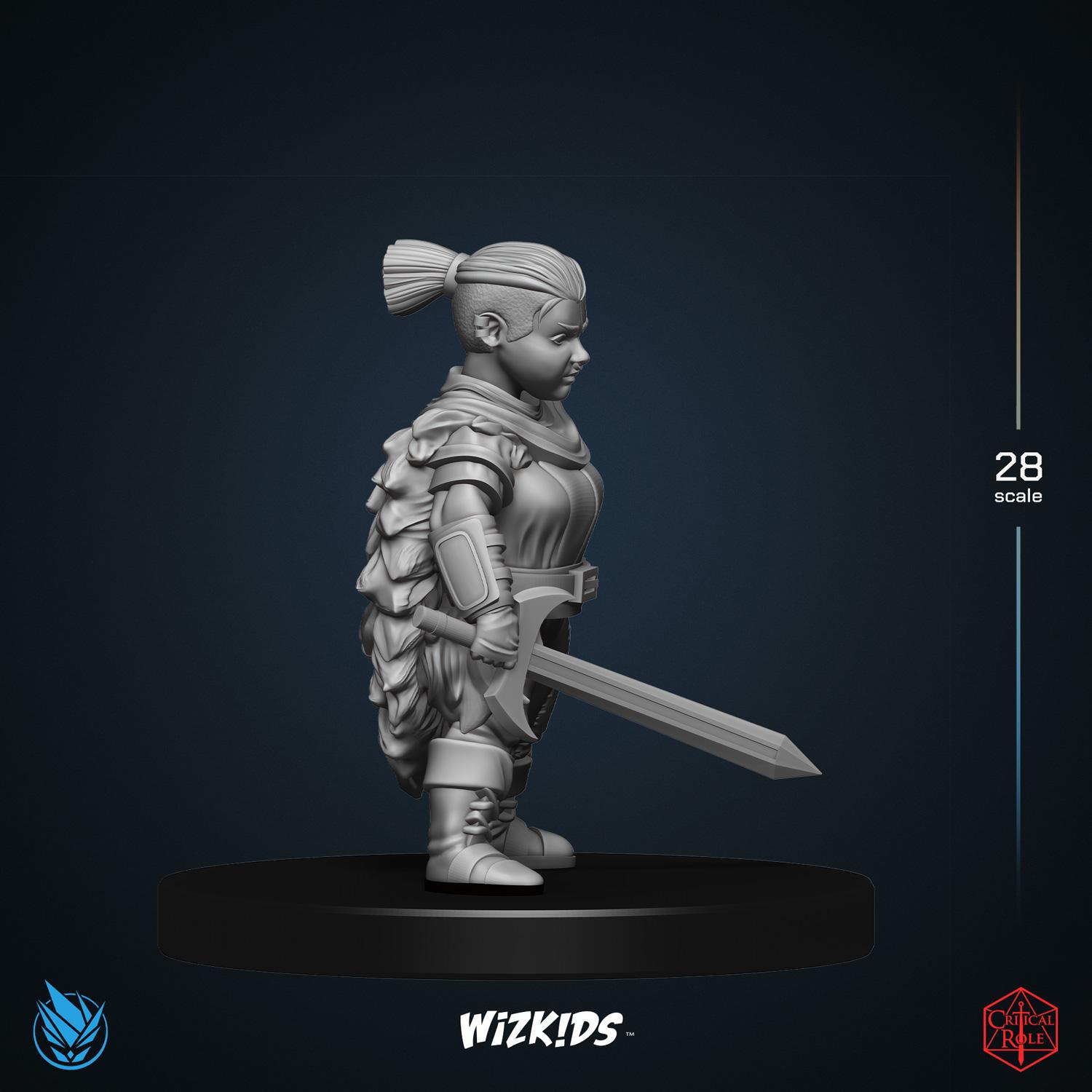 Tova 3D MINIATURE CRITICAL ROLE Tal'Dorei