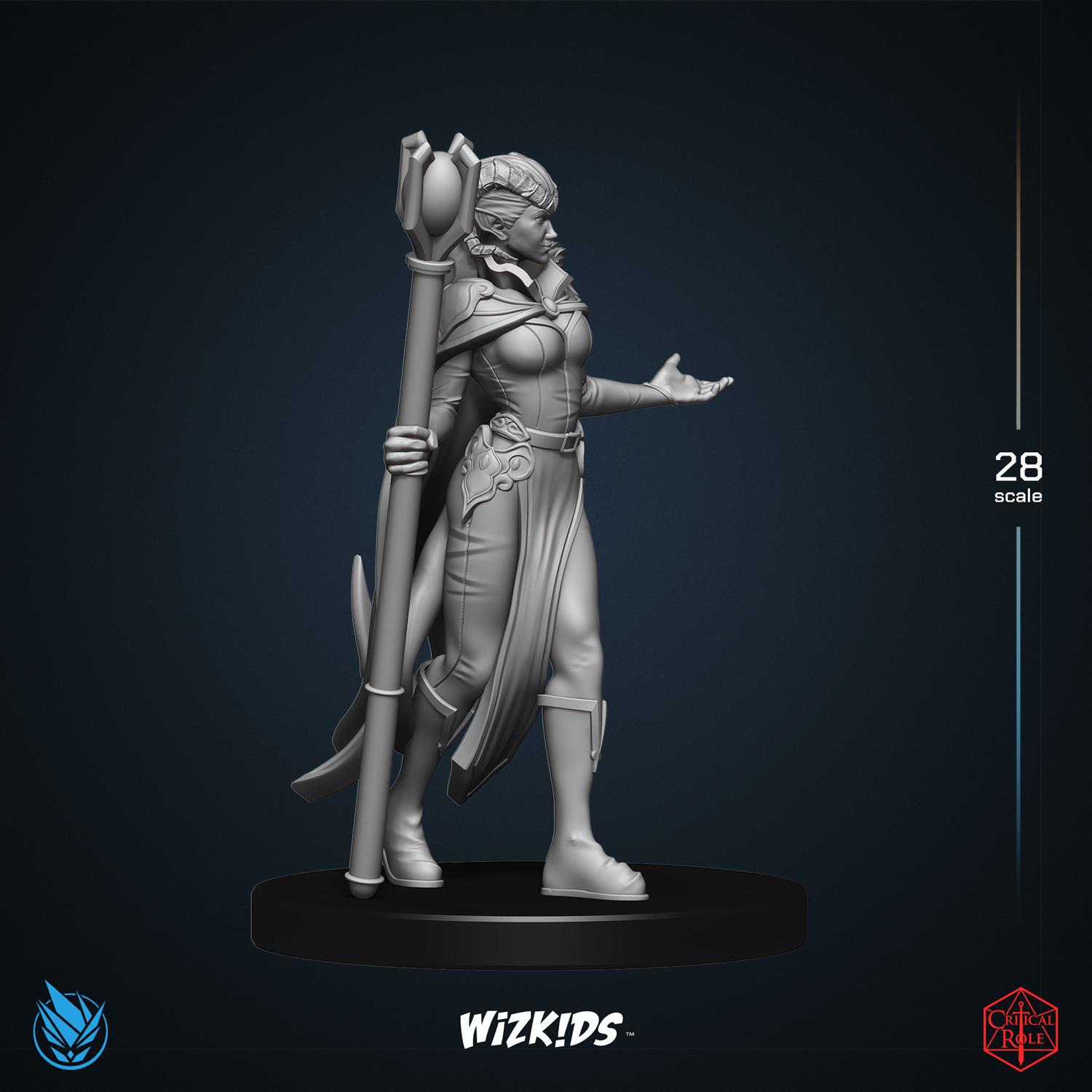 Zahra 3D MINIATURE CRITICAL ROLE Tal'Dorei