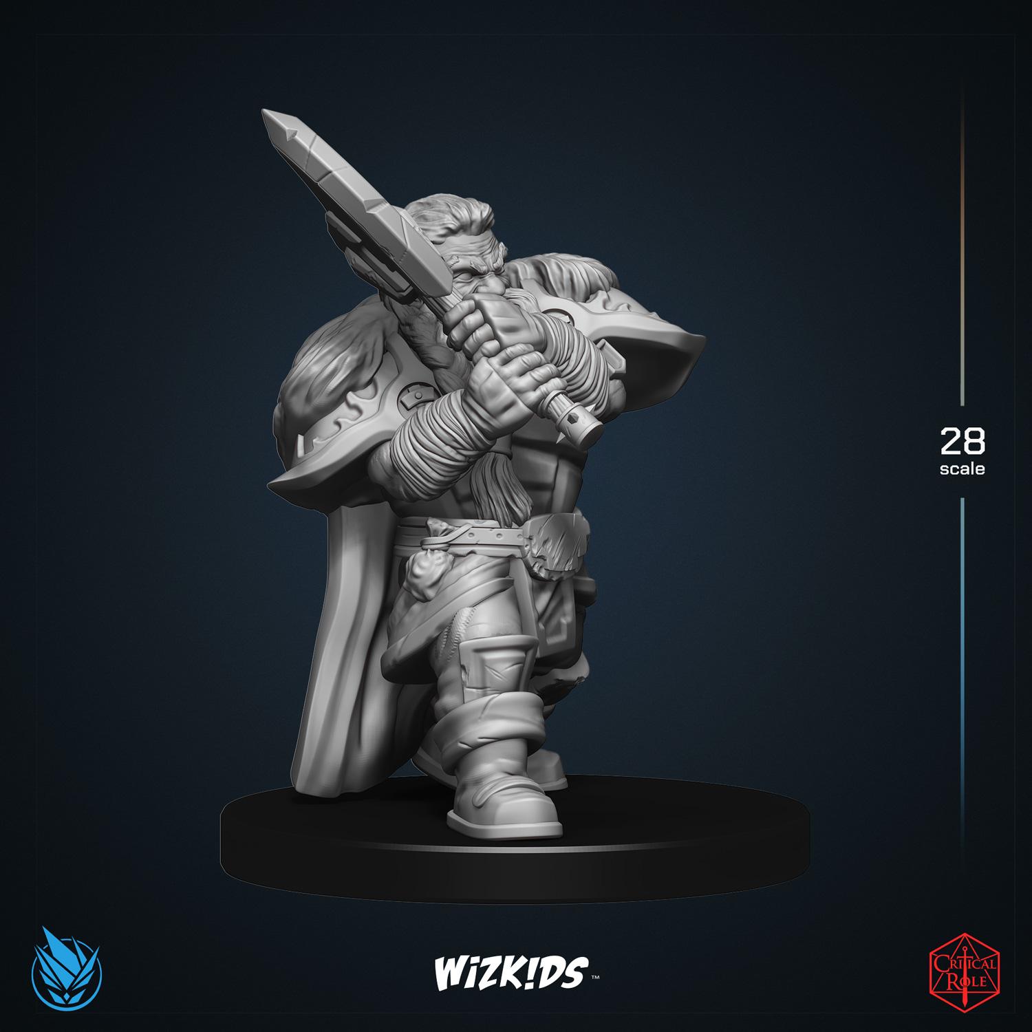 Thorbir 3D MINIATURE CRITICAL ROLE Tal'Dorei