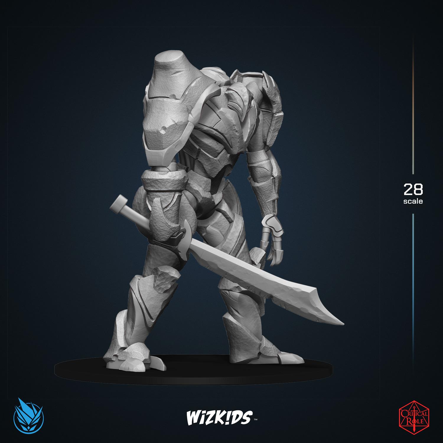 Forge Guardian 3D MINIATURE CRITICAL ROLE Tal'Dorei