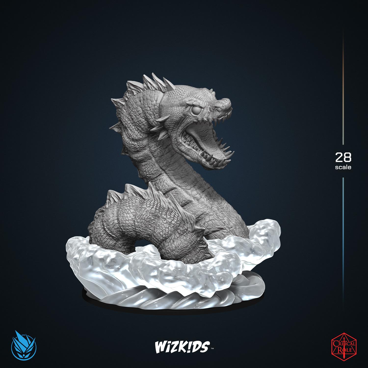 Swavain Basilisk 3D MINIATURE CRITICAL ROLE Tal'Dorei