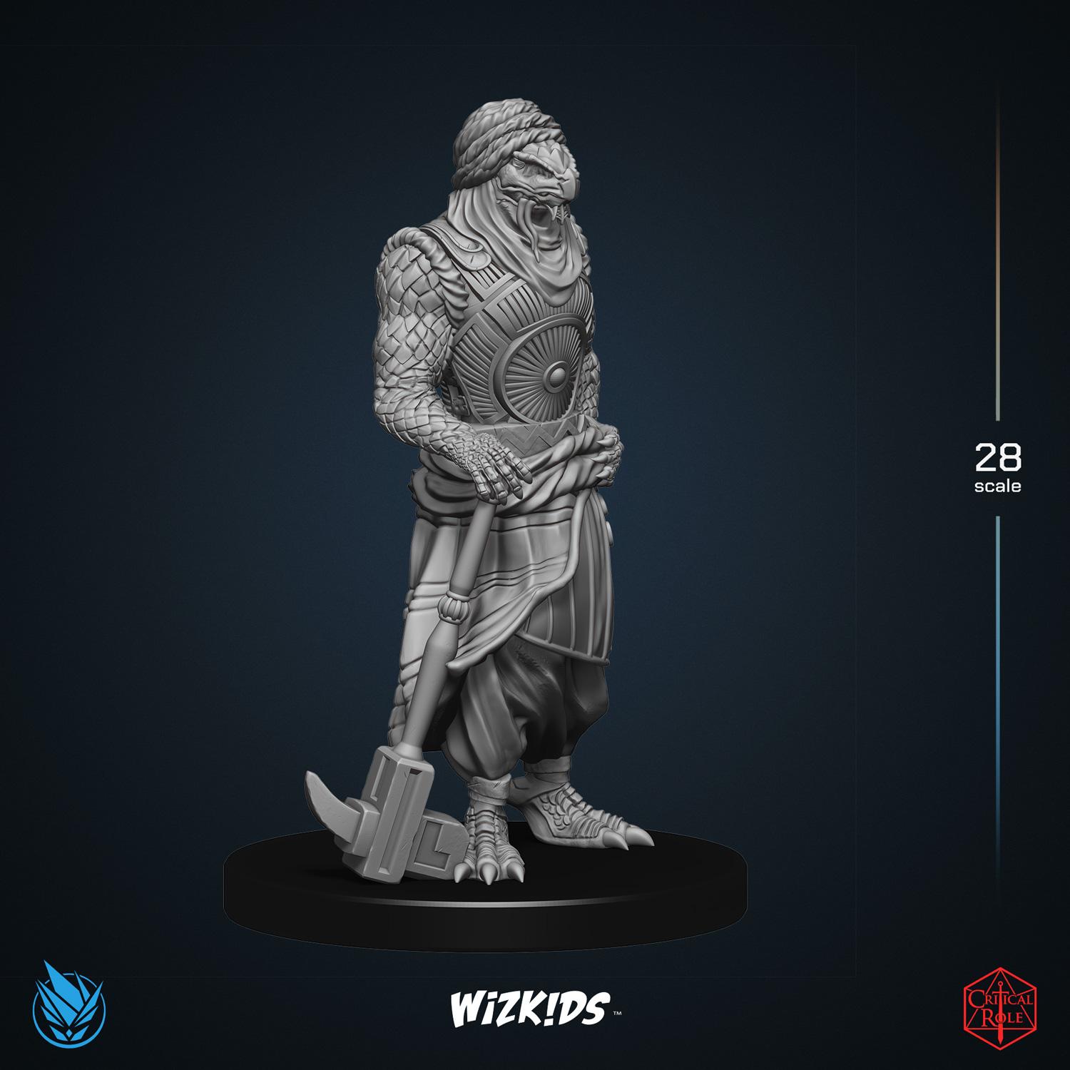 Clovis Concord Zhelezo 3D MINIATURE CRITICAL ROLE Tal'Dorei